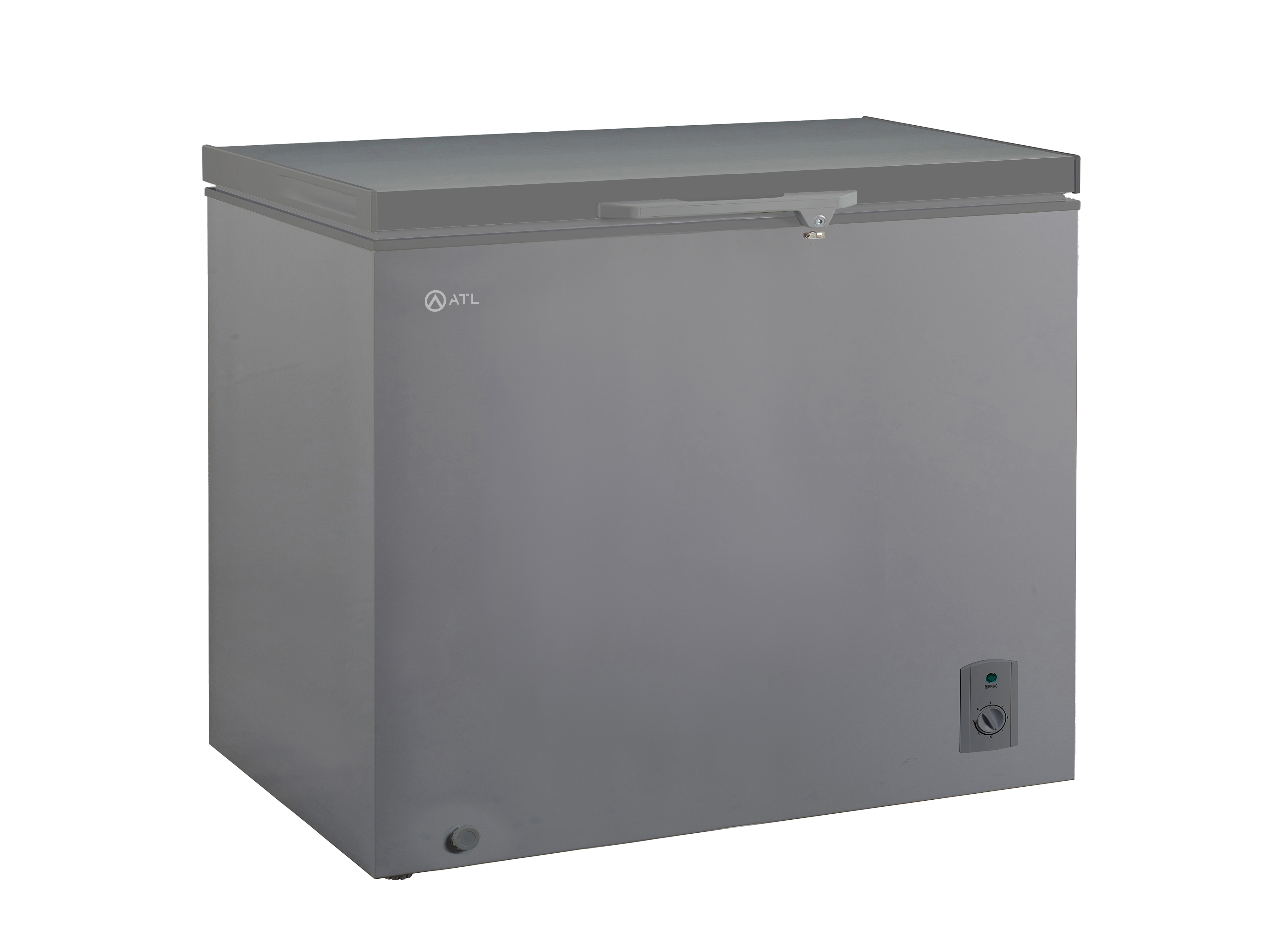 CONGELATEUR HORIZONTAL ATL/ 380L/ 01 PORTE/ SERRURE/ 01 PANIER/ INOX&SILVER