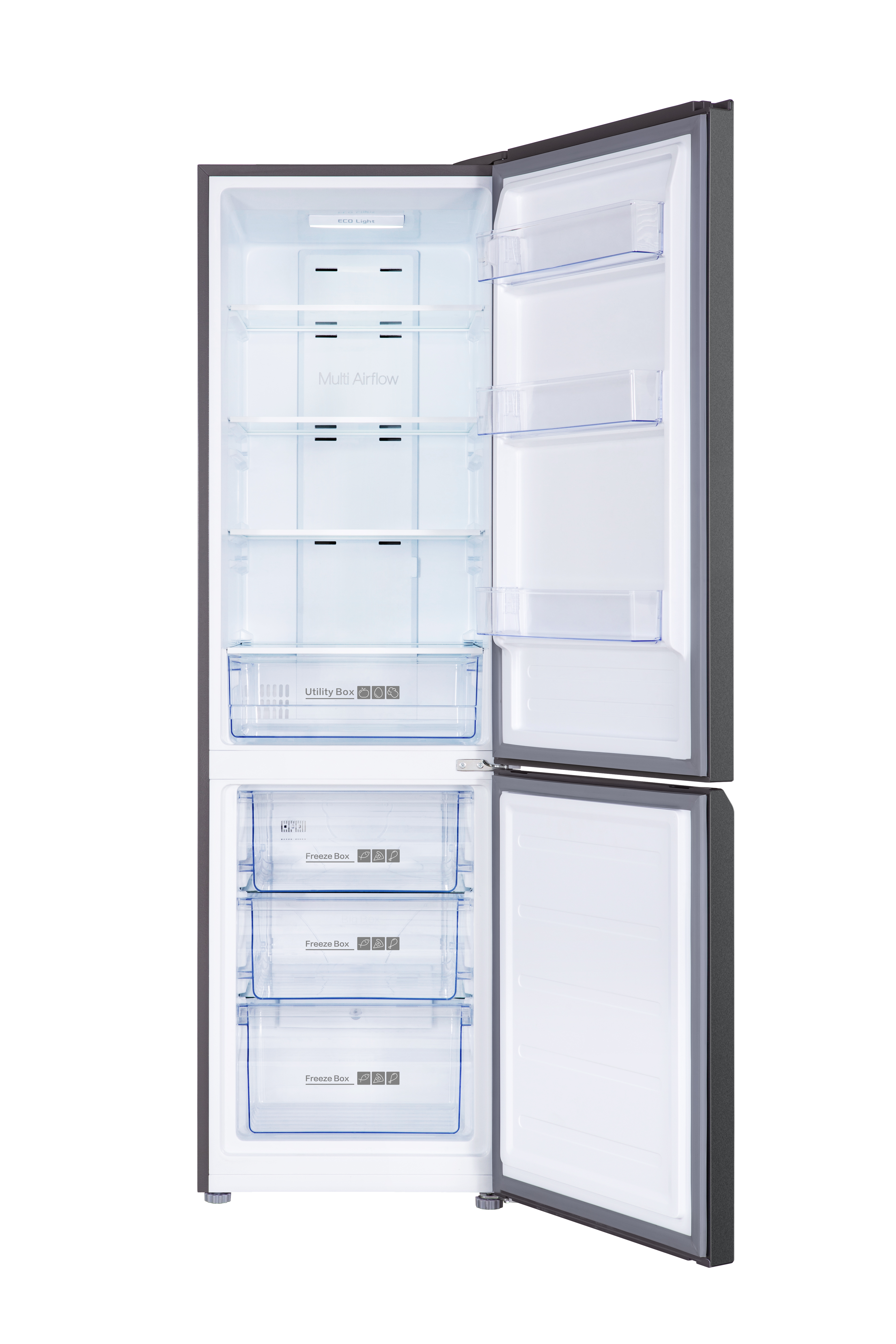 REFRIGERATEUR ATL COMBINE TOTAL NO FROST 03 TIRROIRS/ 306L/ 02 PORTES/ GRIS/R600A/A+
