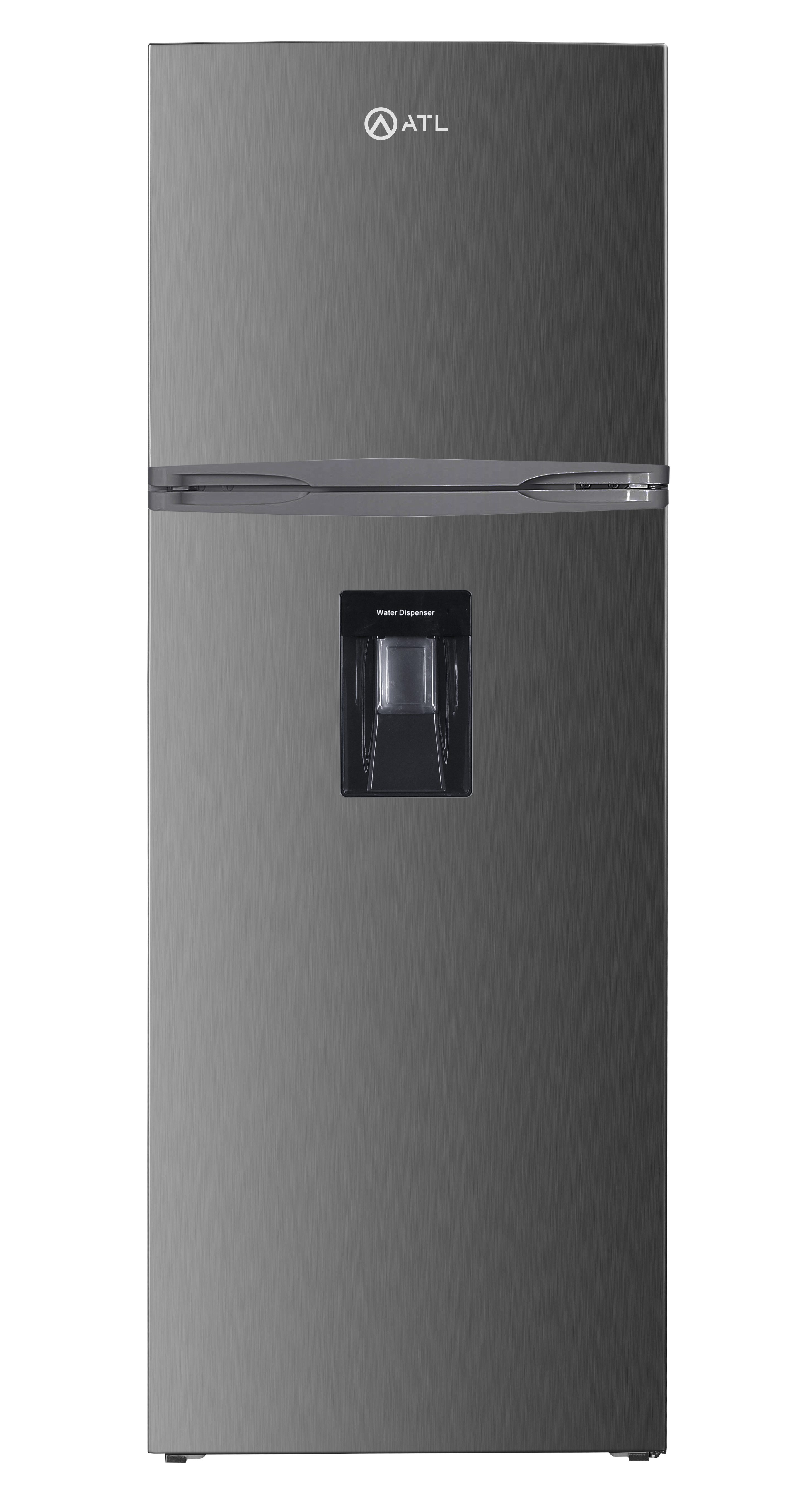 REFRIGERATEUR ATL/ 324L/ 02 PORTES/ INOX&SILVER/ DISTRIBUTEUR D'EAU