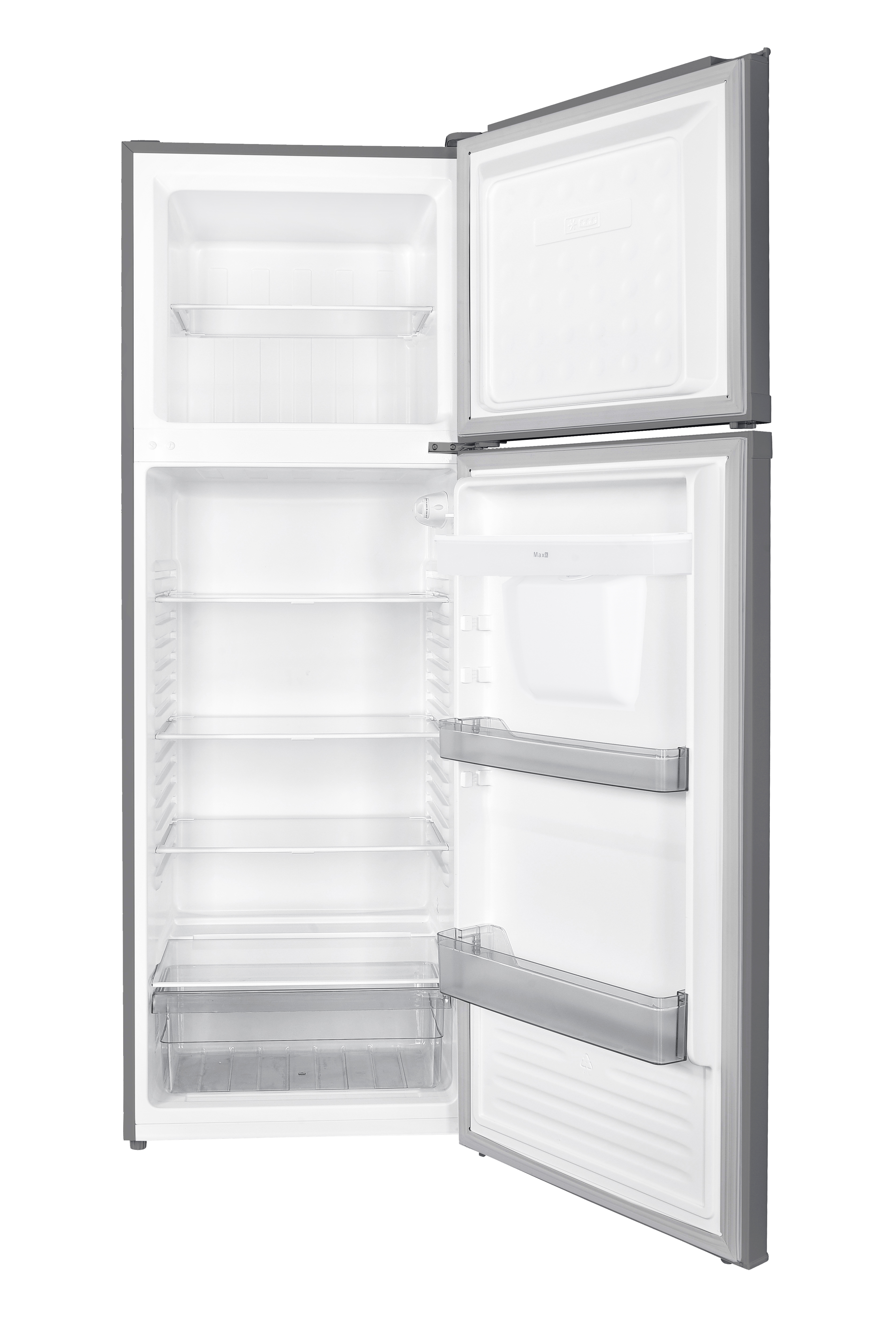 REFRIGERATEUR ATL/ 324L/ 02 PORTES/ INOX&SILVER/ DISTRIBUTEUR D'EAU