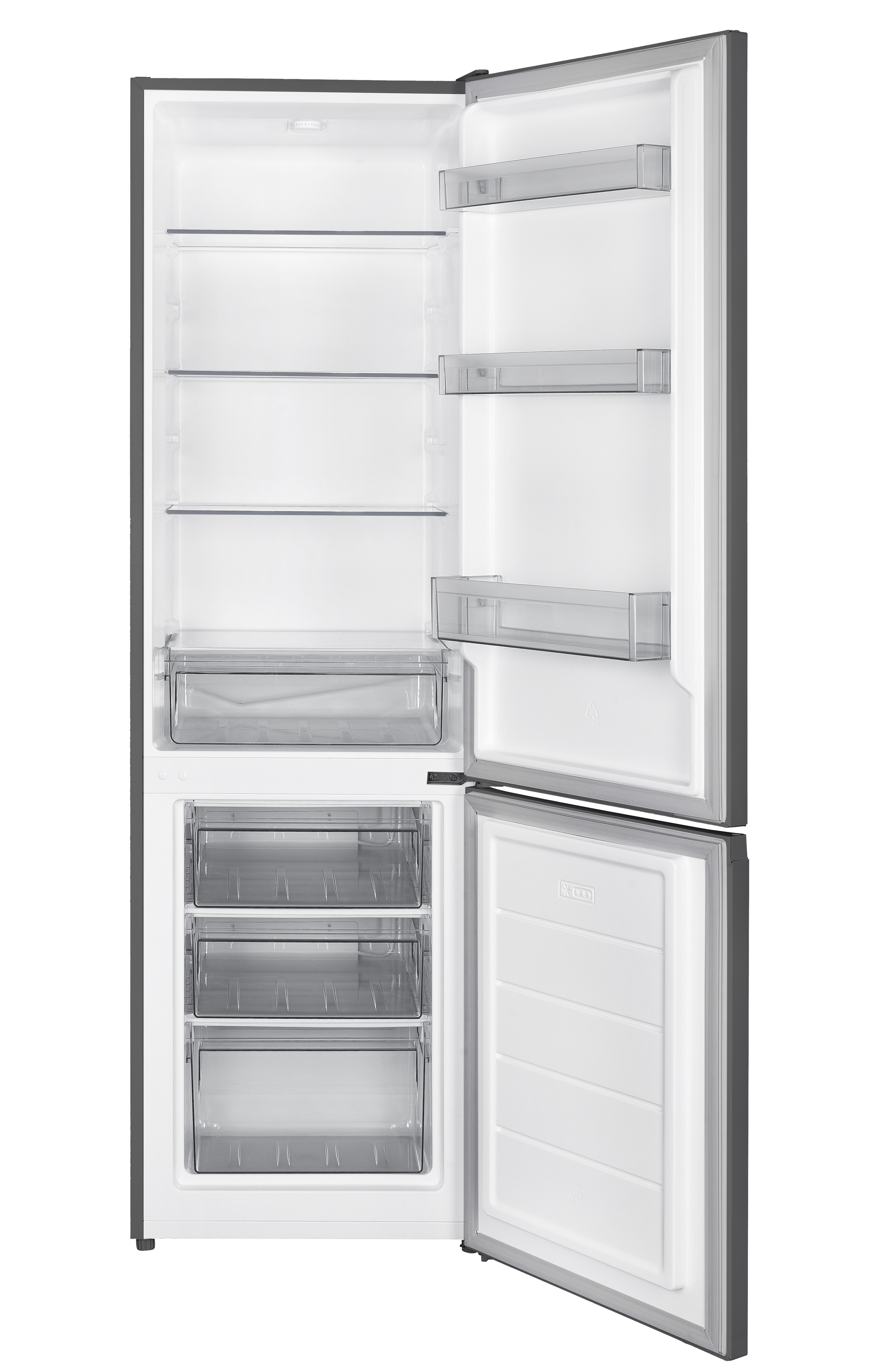 REFRIGERATEUR ATL COMBINE 03 TIRROIRS/ 262L/ 02 PORTES/ INOX&SILVER