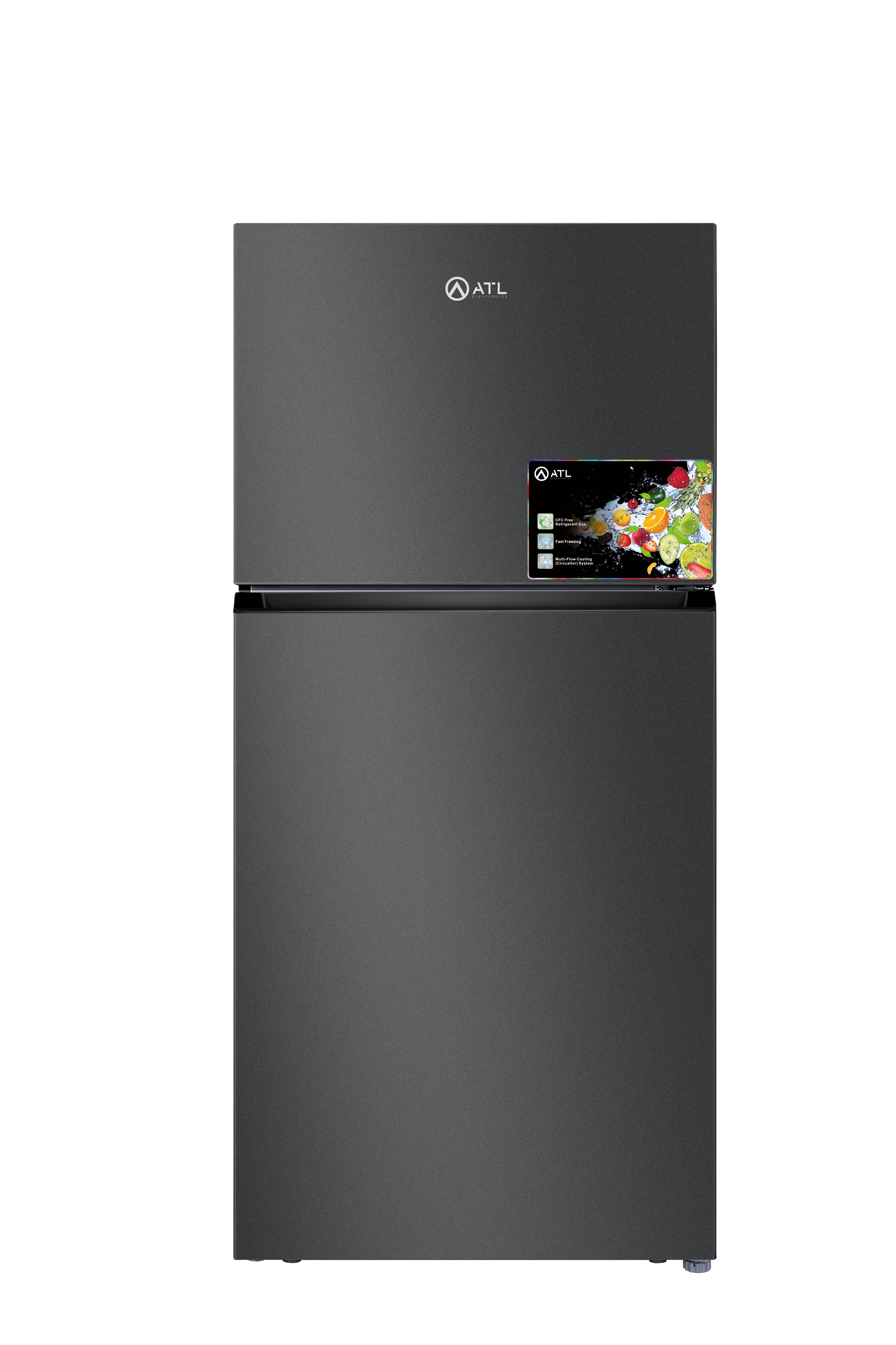 REFRIGERATEUR ATL NO FROST/ 538L/ 02 PORTES/ GRIS/R600A