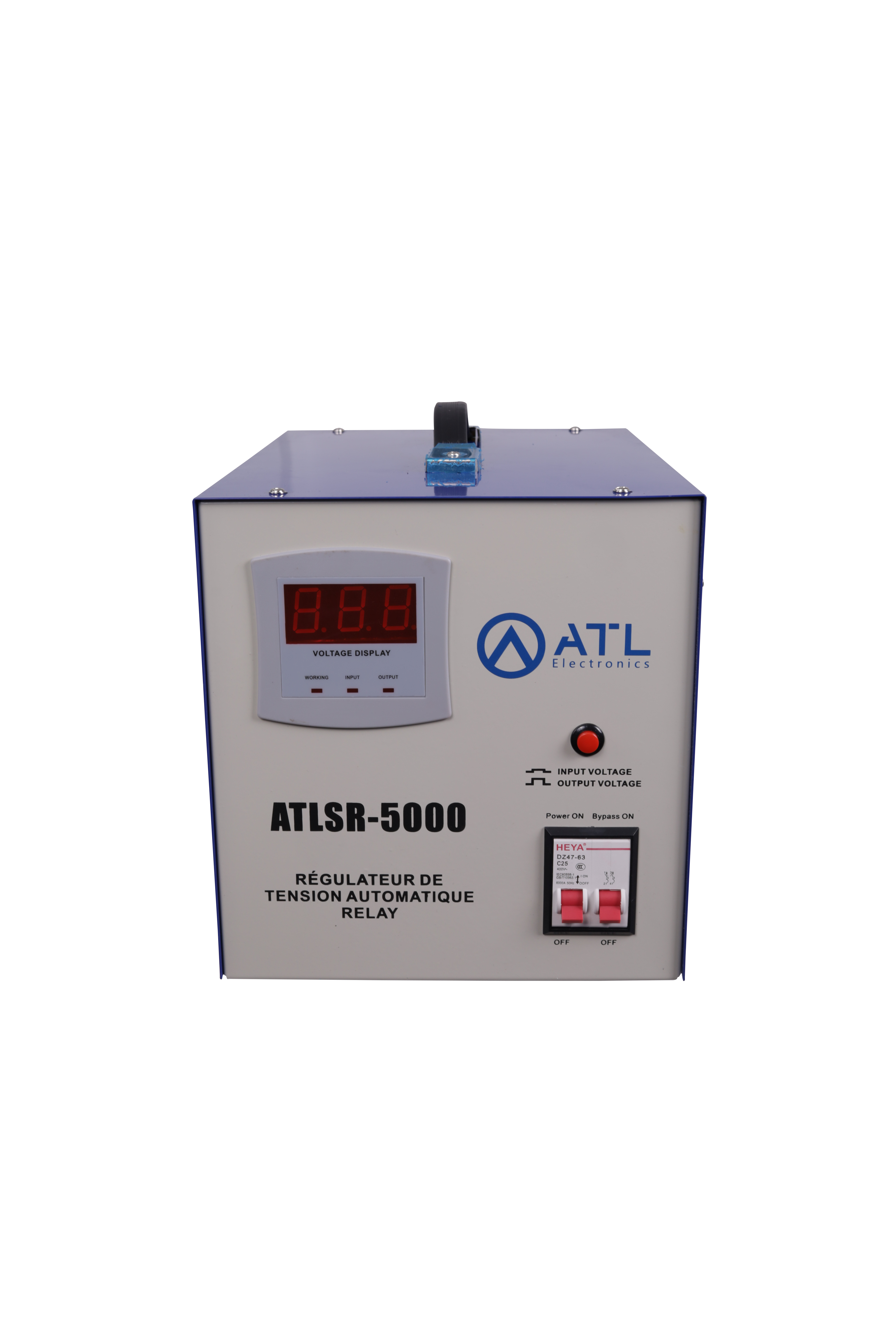 STABILISATEUR ATL 5000 VA/ AFFICHAGE NUMERIQUE/ RELAY