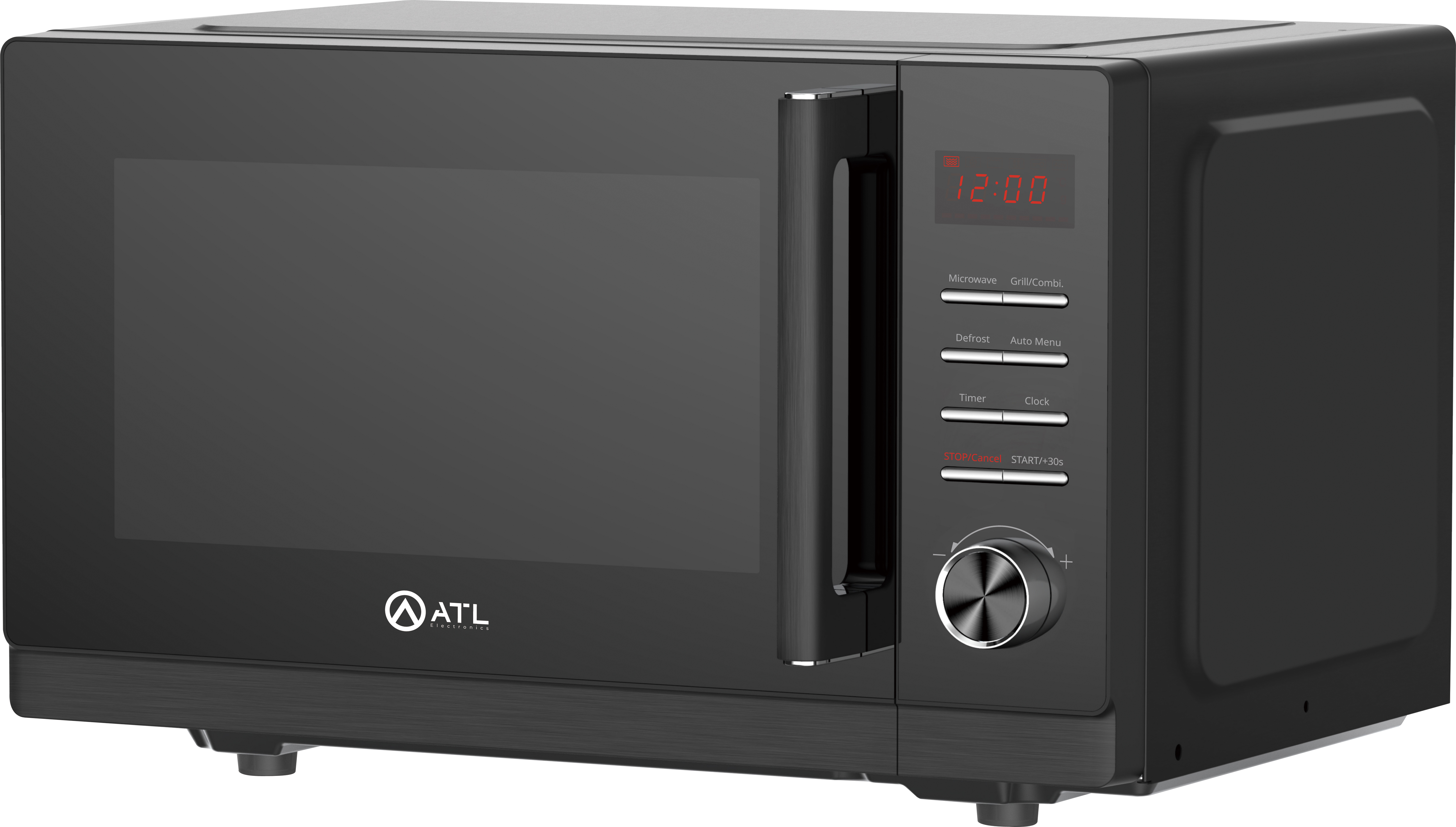 MICRO-ONDE FOUR ATL 25L/ NOIR/ 800W/ 05 FONCTIONS/ CHAUFFAGE & DEGIVRAGE & CUISSON