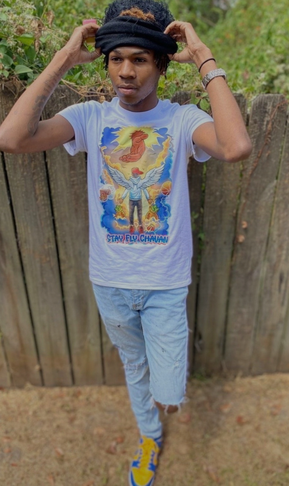 SF Graphic Print White T-shirt