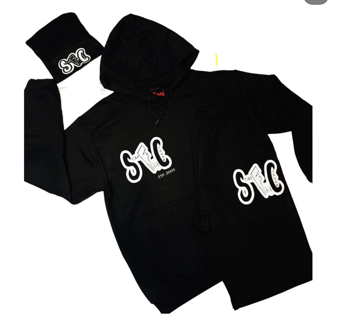 SFC Logo Black/White Hoodie Set