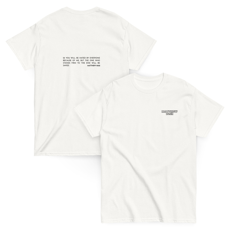 Matthew 10:22 T- shirt