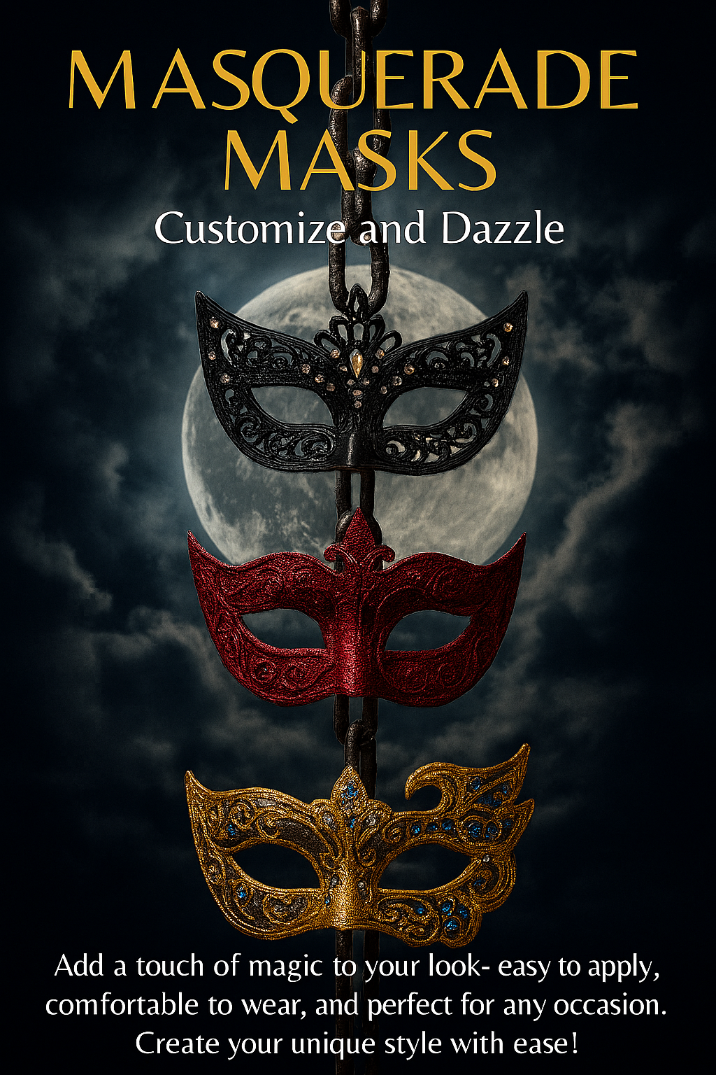 Masquerade Masks Mystery & Allure