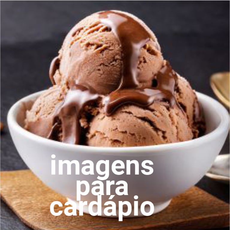 Imagens para cardápio – sobremesas