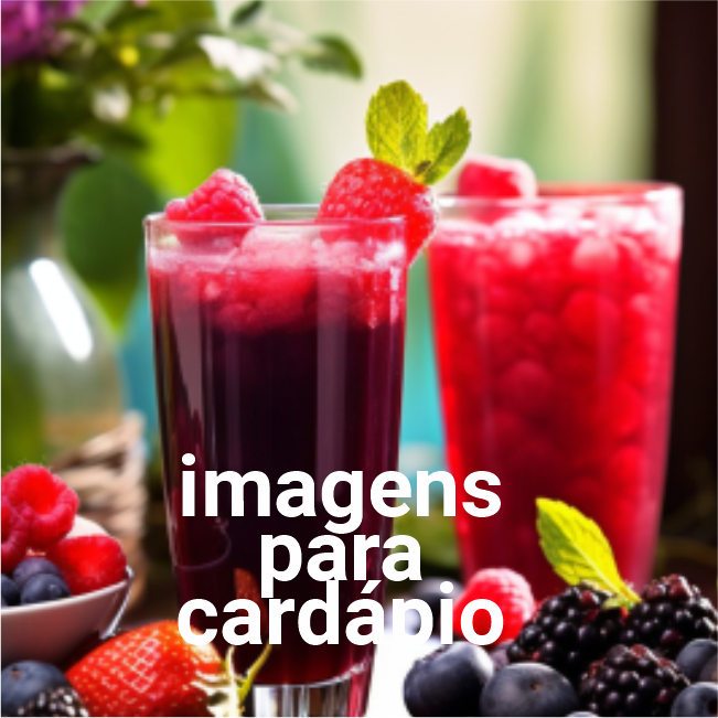 Imagens para cardápio – sucos