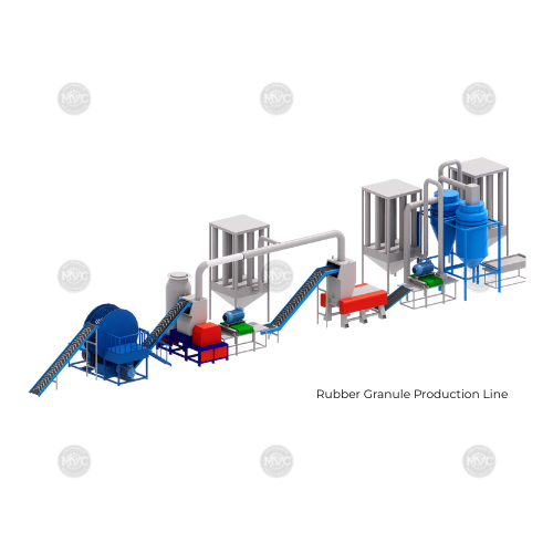 RUBBER GRANULE PRODUCTION LINE