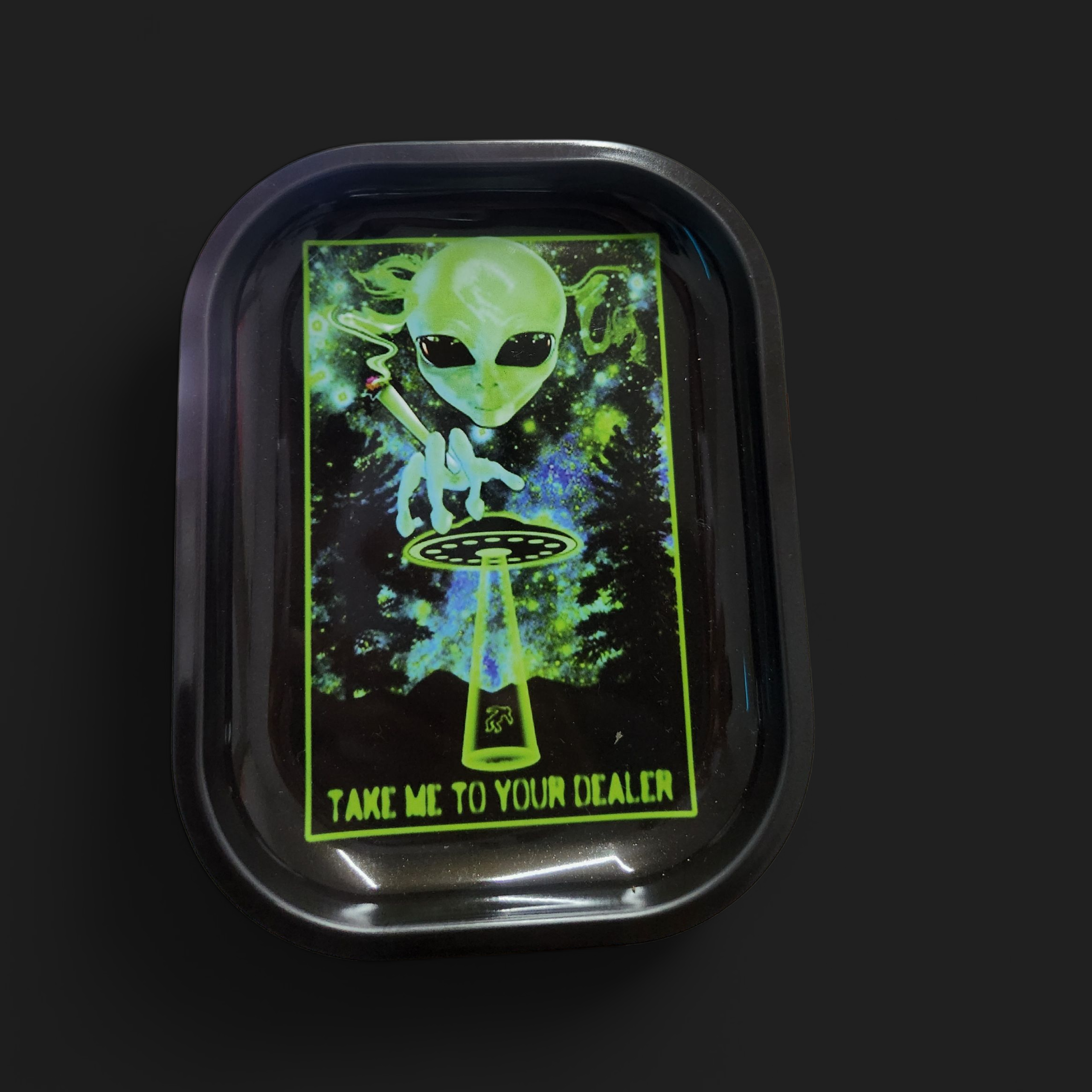 Bandeja de rolar alienígena