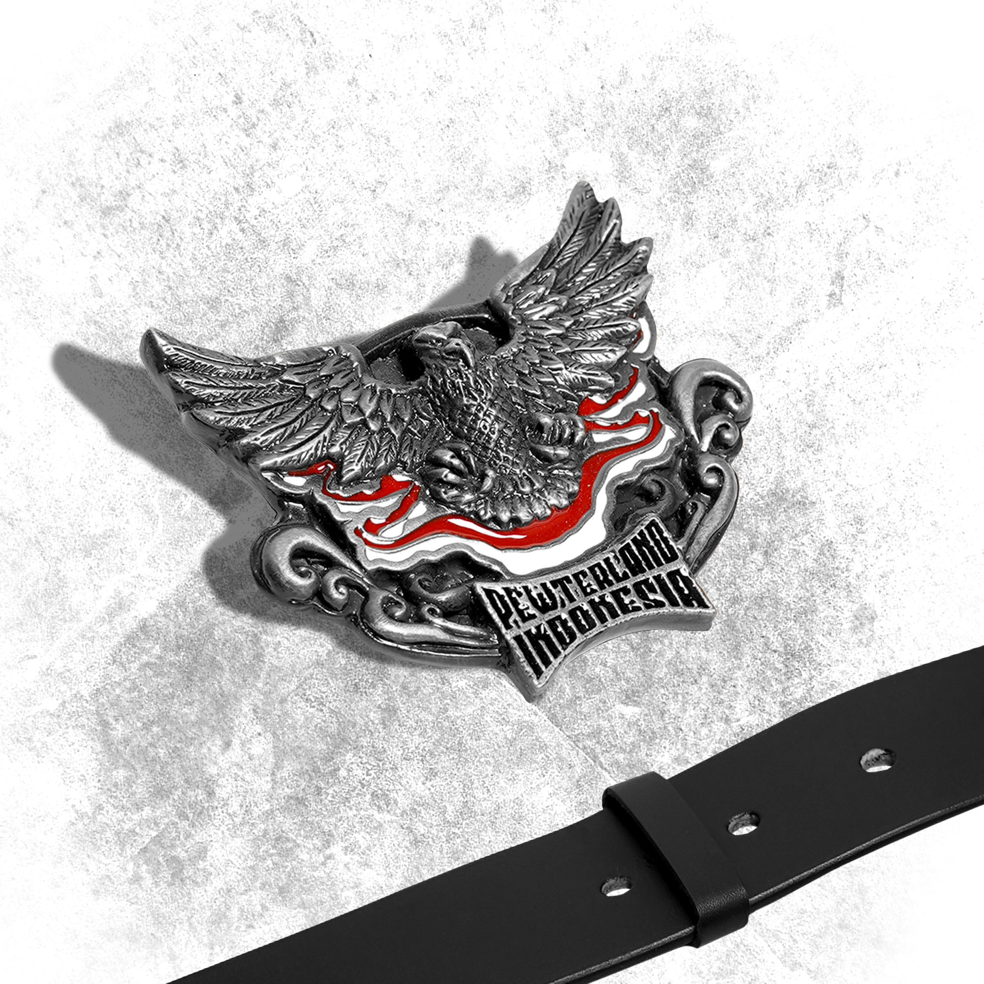 Indonesian Eagle Belt & Buckle