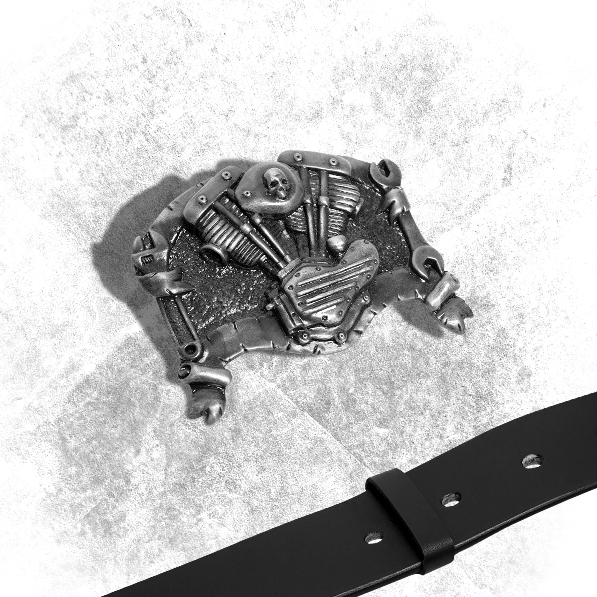 V-Twin Engine Belt & Buckle