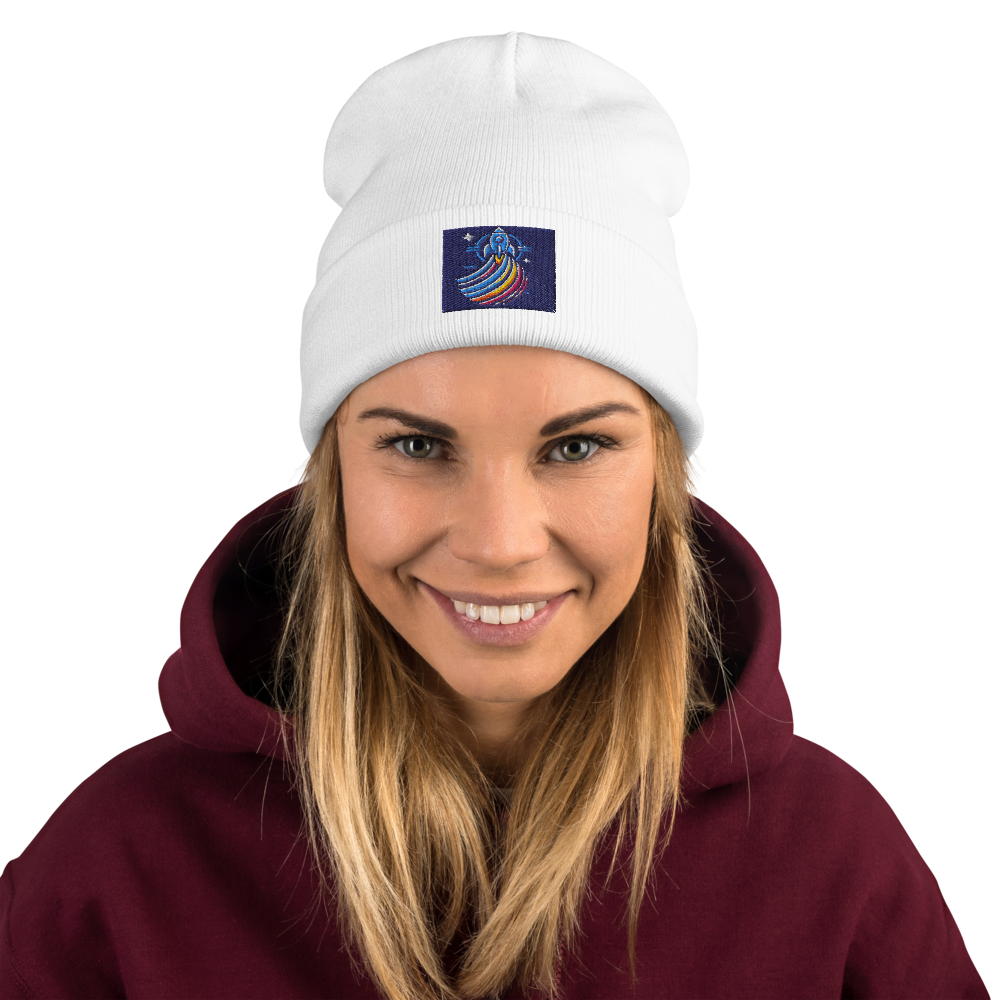 Gorro negro con cohete