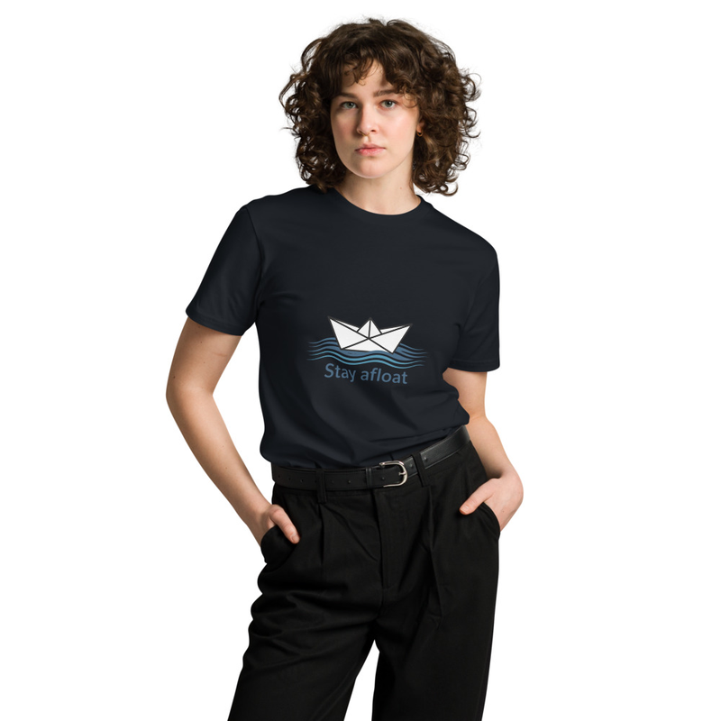 Stay Afloat Paper Boat T-Shirt