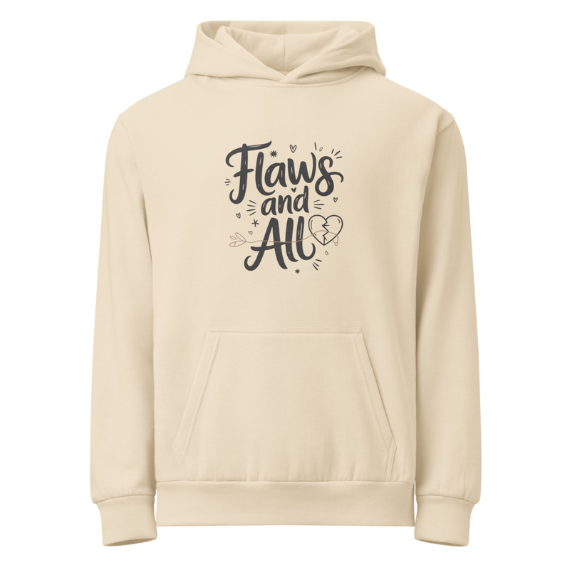 Beige Flaws and All Hoodie