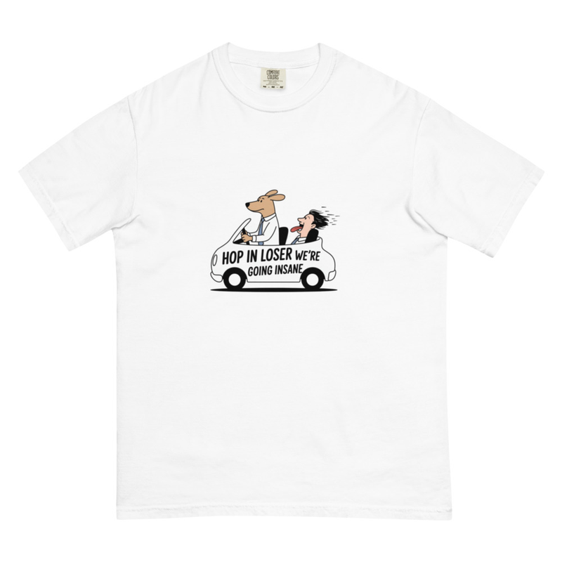 Funny Cartoon Insane Ride T-Shirt
