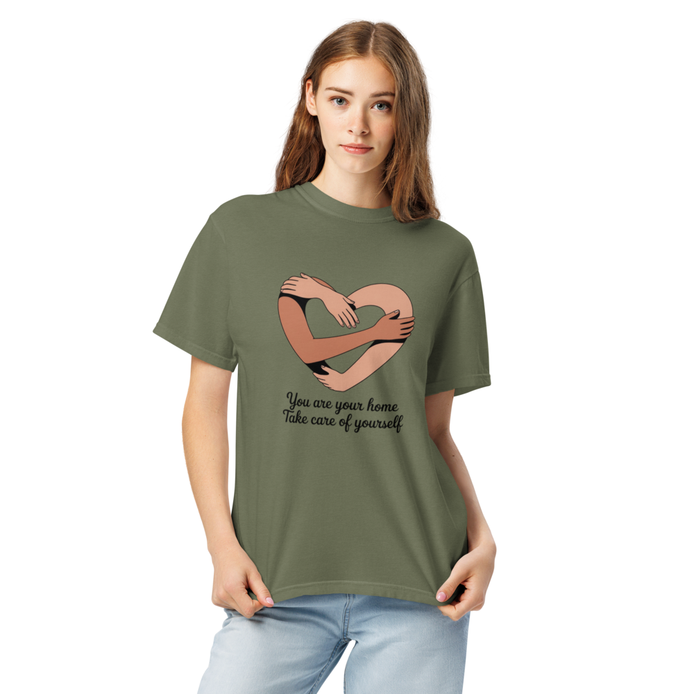 Self-Care Heart Graphic T-Shirt