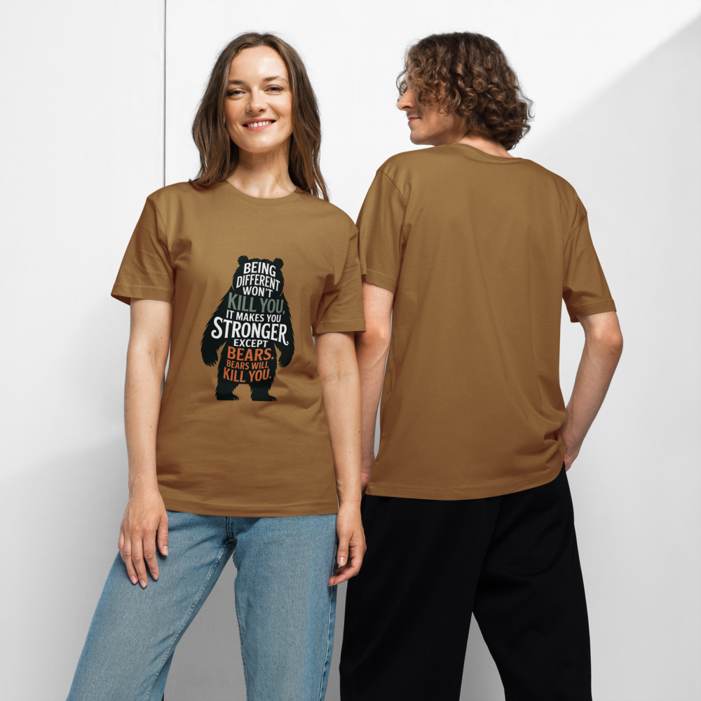 Humorous Bear Graphic T-Shirt