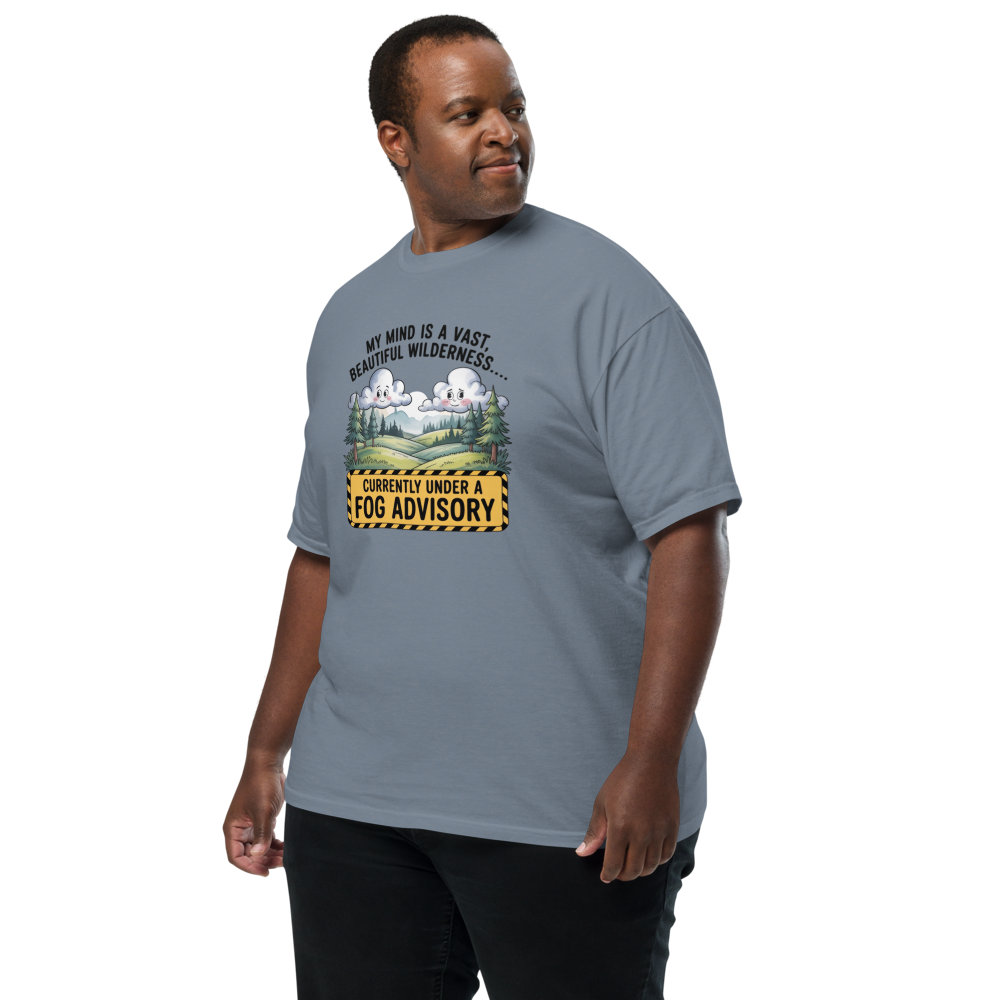 Graphic Print Gray T-Shirt