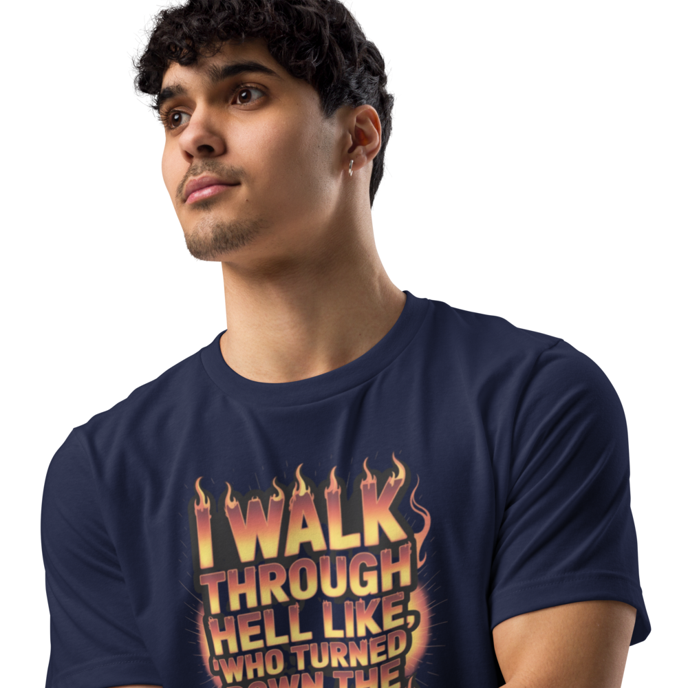 Funny Flame Graphic T-Shirt