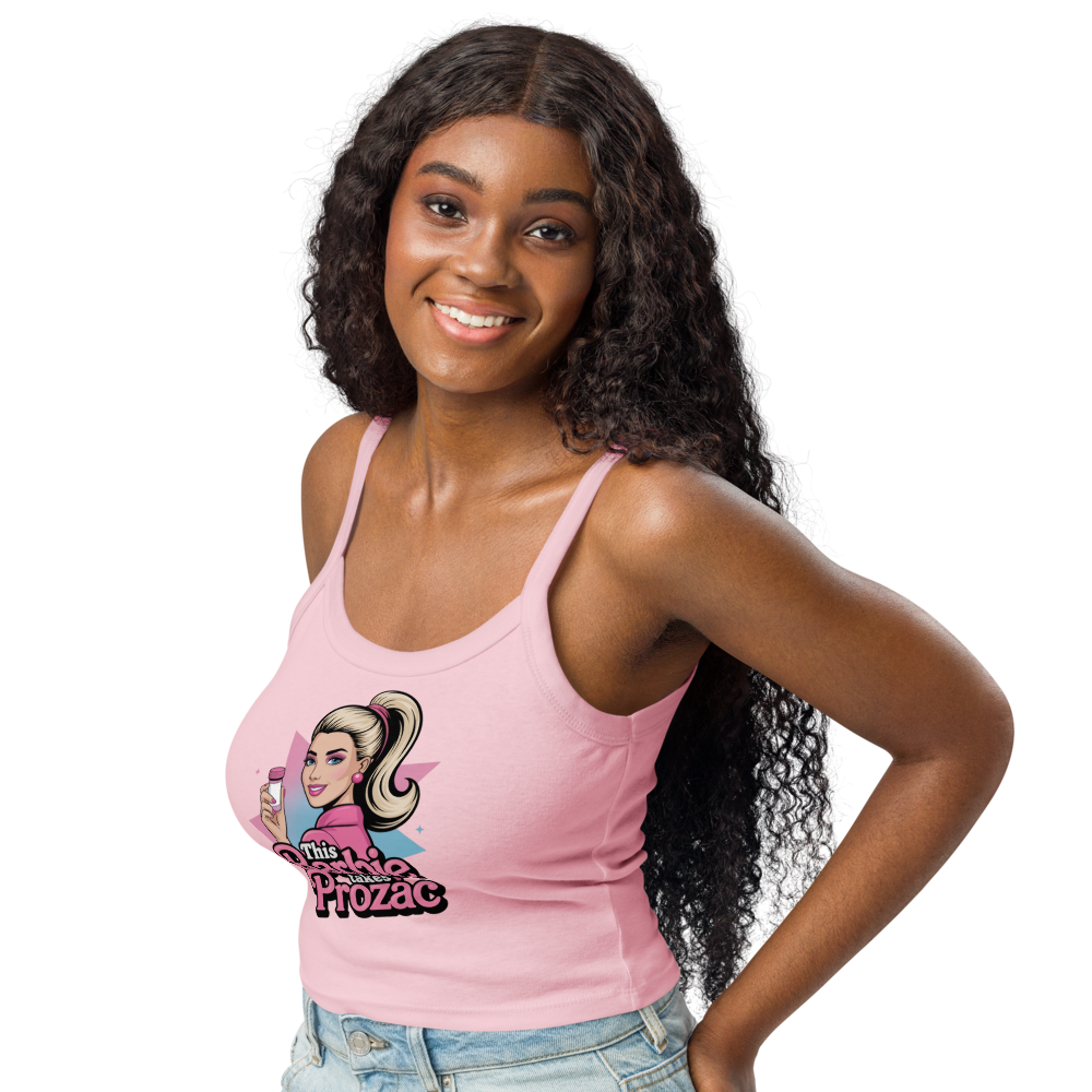 This Barbie Takes Prozac Crop Top