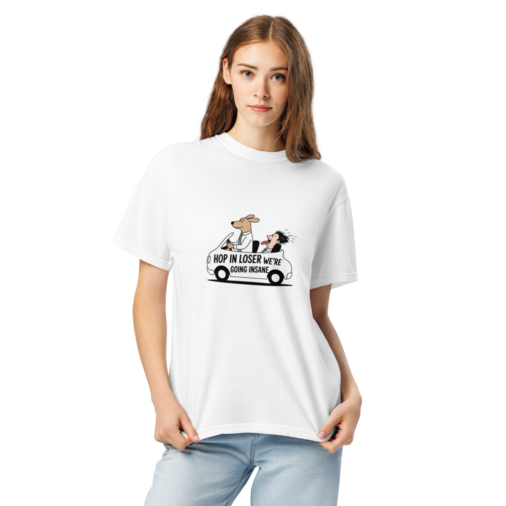 Funny Cartoon Insane Ride T-Shirt