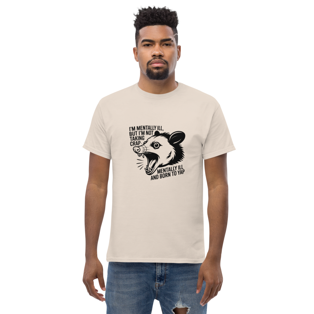 Mental Health Possum Graphic T-Shirt