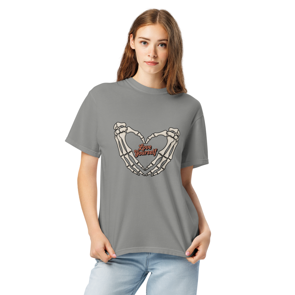 Skeleton Heart Graphic T-Shirt