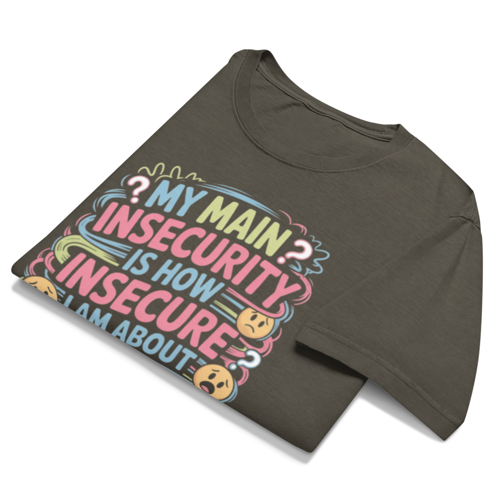 Funny Insecurity Graphic T-Shirt
