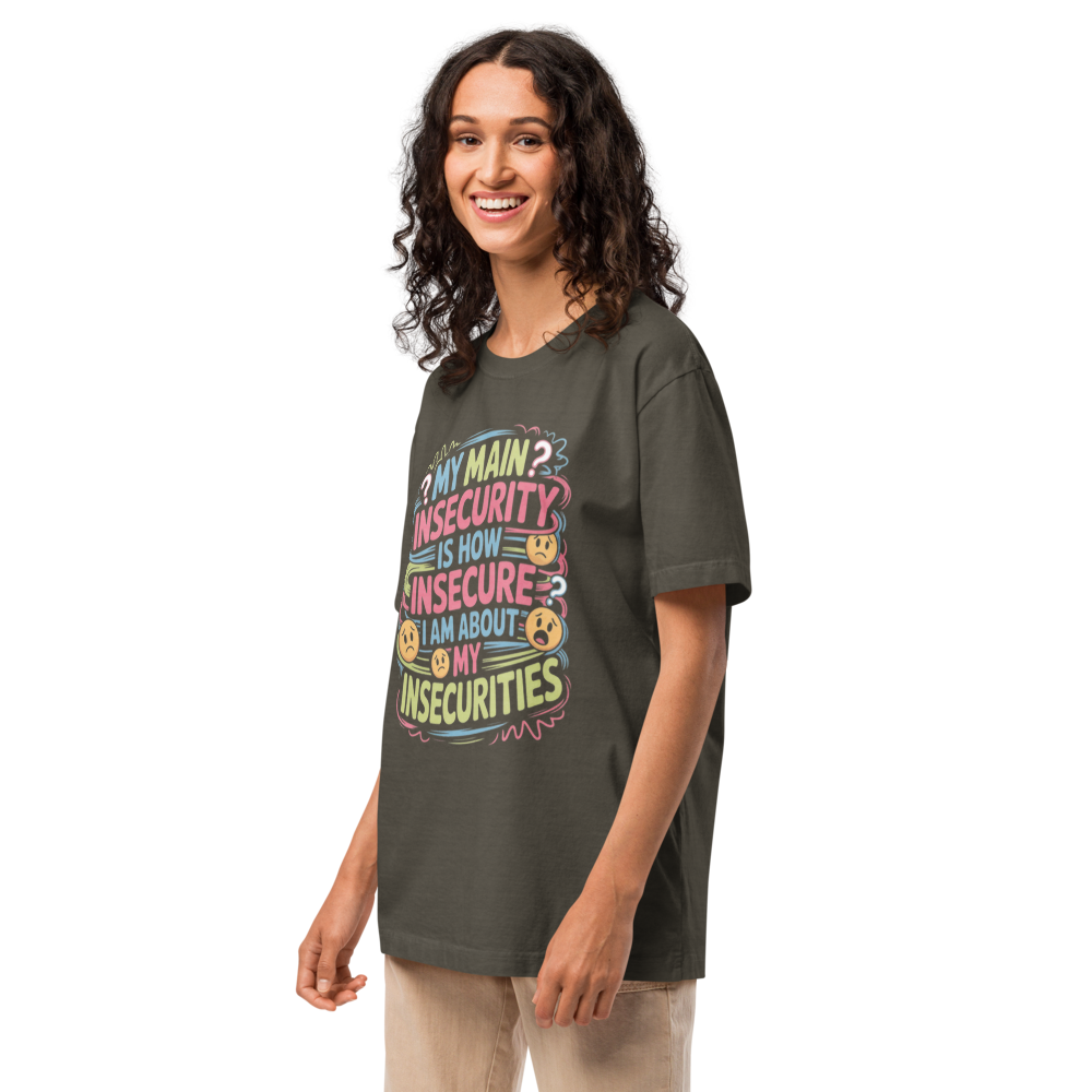 Funny Insecurity Graphic T-Shirt