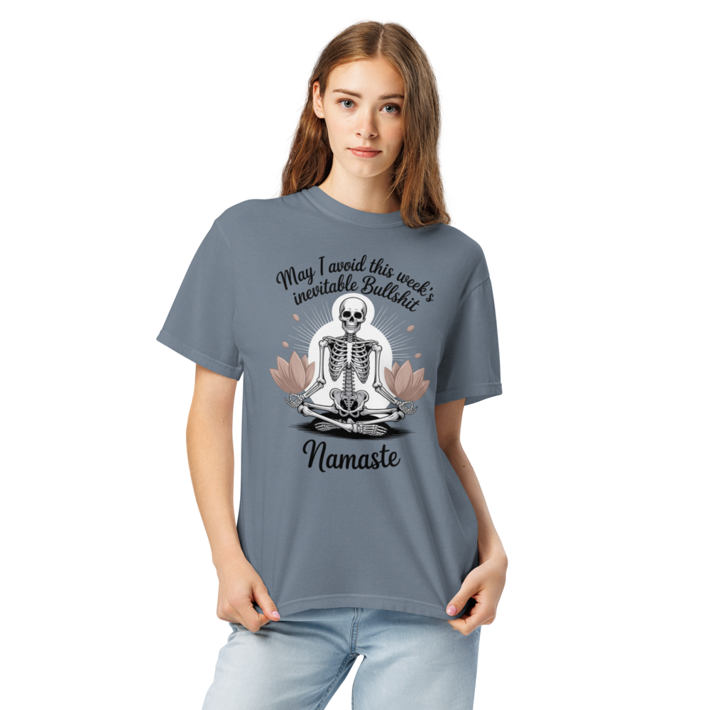 Skeleton Yoga Graphic T-Shirt