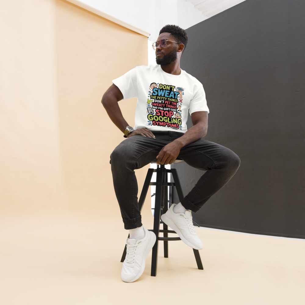 Funny 'Stop Googling Symptoms' T-shirt