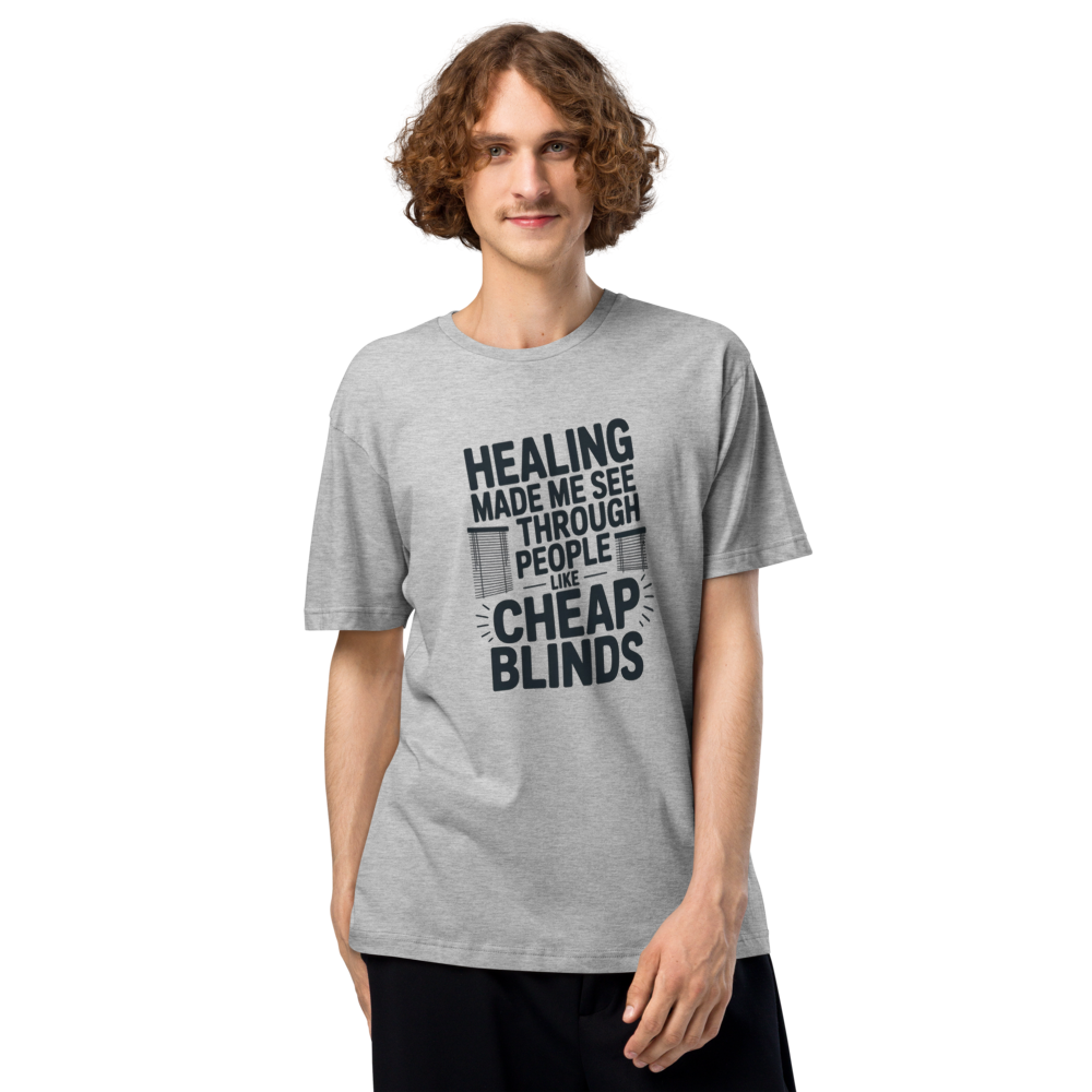 Healing Quote Grey T-shirt