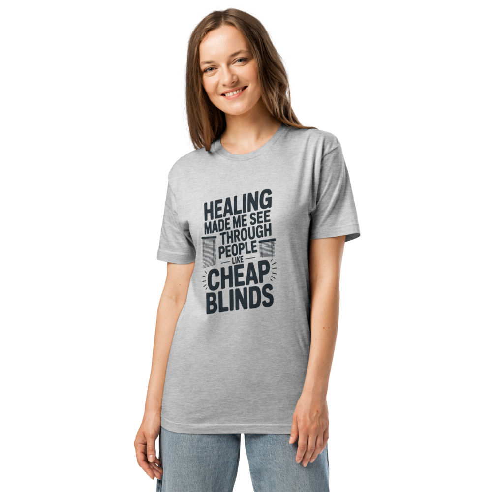 Healing Quote Grey T-shirt