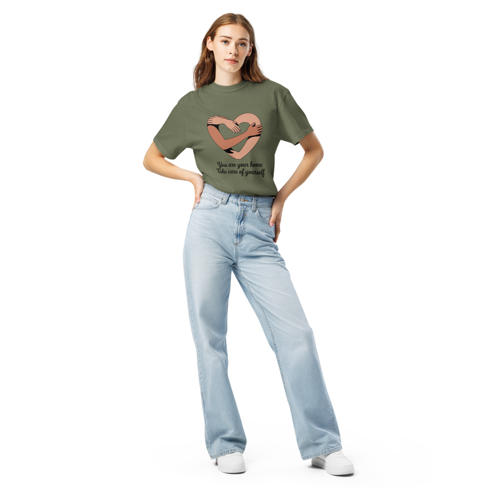 Self-Care Heart Graphic T-Shirt