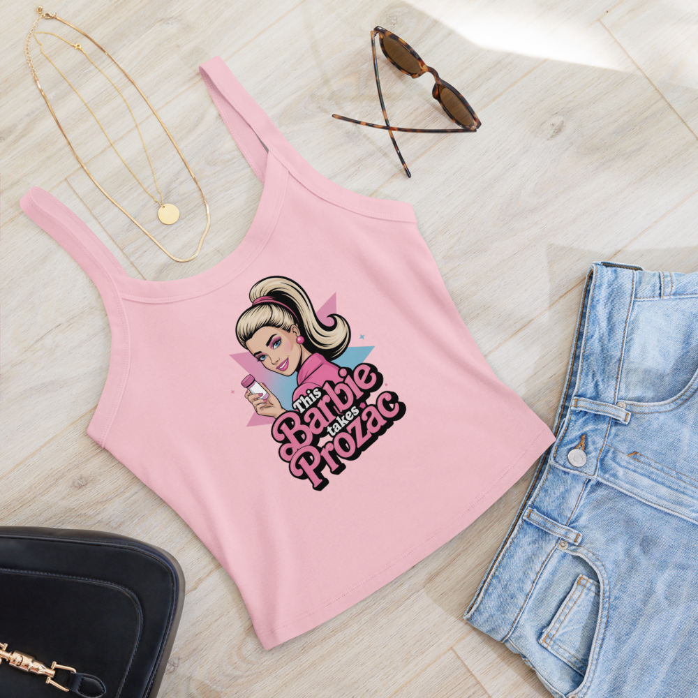 This Barbie Takes Prozac Crop Top