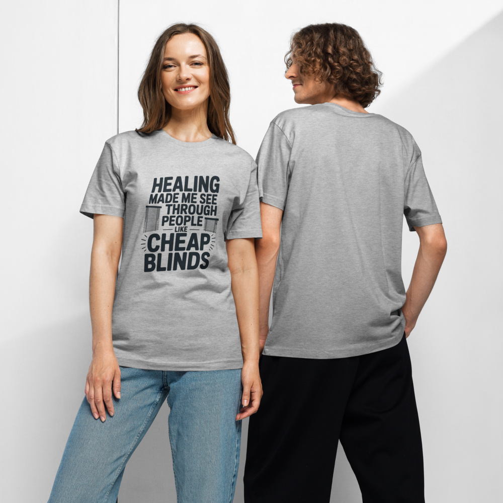 Healing Quote Grey T-shirt