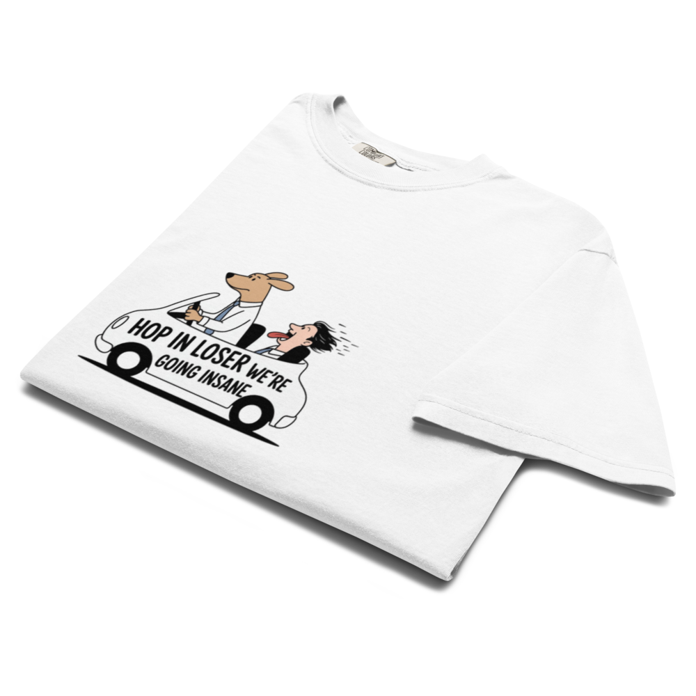 Funny Cartoon Insane Ride T-Shirt