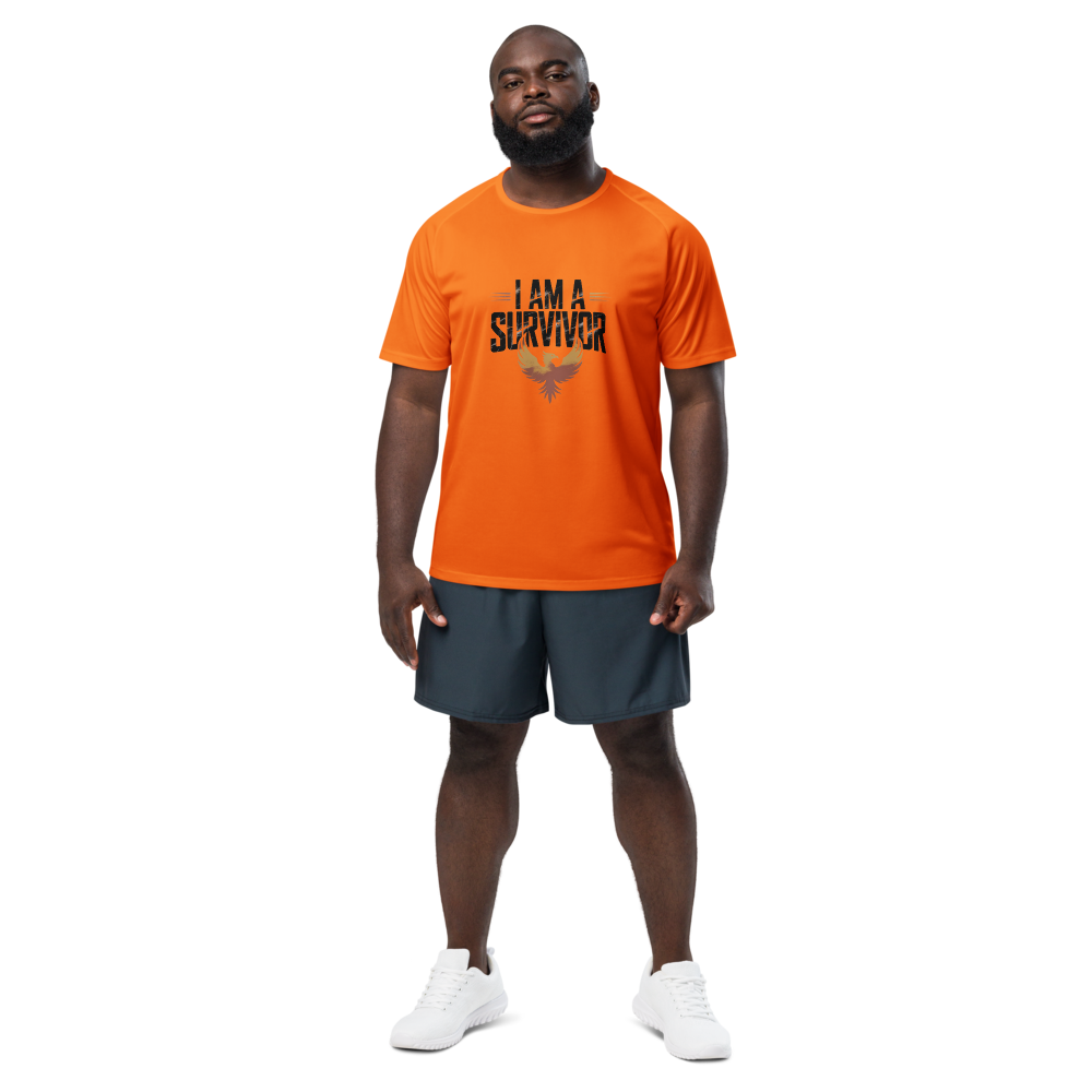 I Am A Survivor Orange T-Shirt