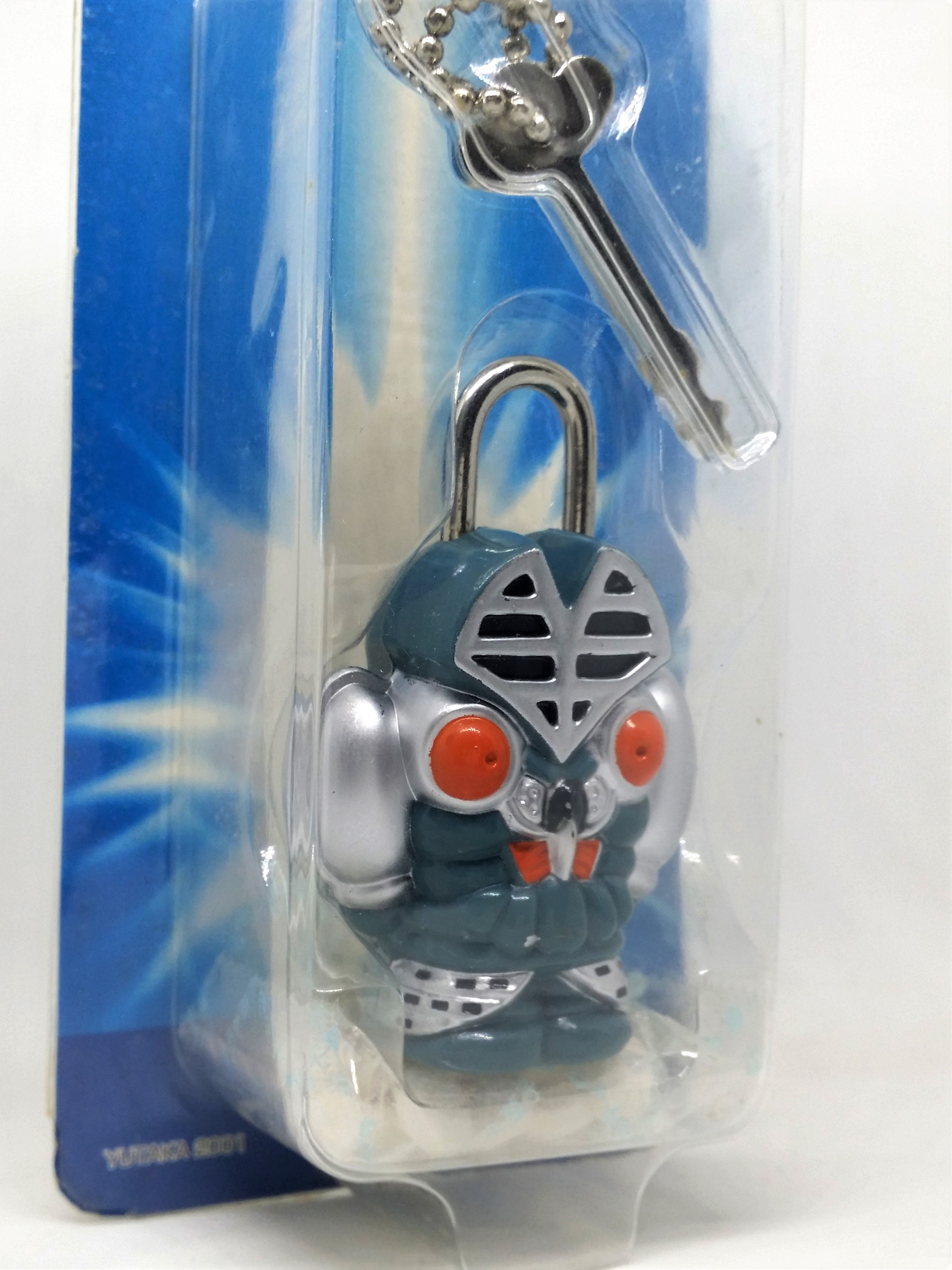 Ultraman Monster Alien Baltan Plastic Lock & Key Toy - 2000s Yutaka Japanese Anime