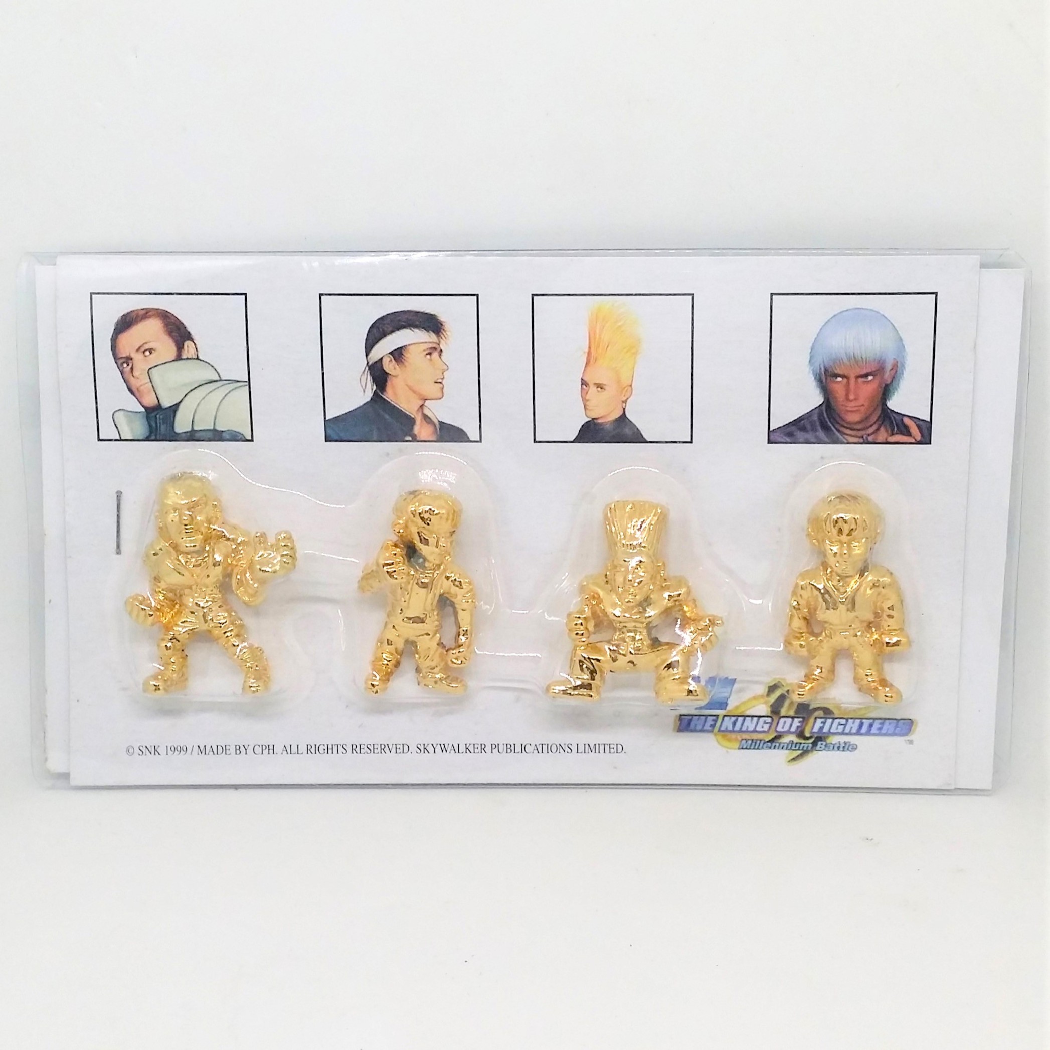 The King Of Fighters '99 Pewter Mini Figure Set 4-Pack - 1999 SNK KOF Hong Kong Comics