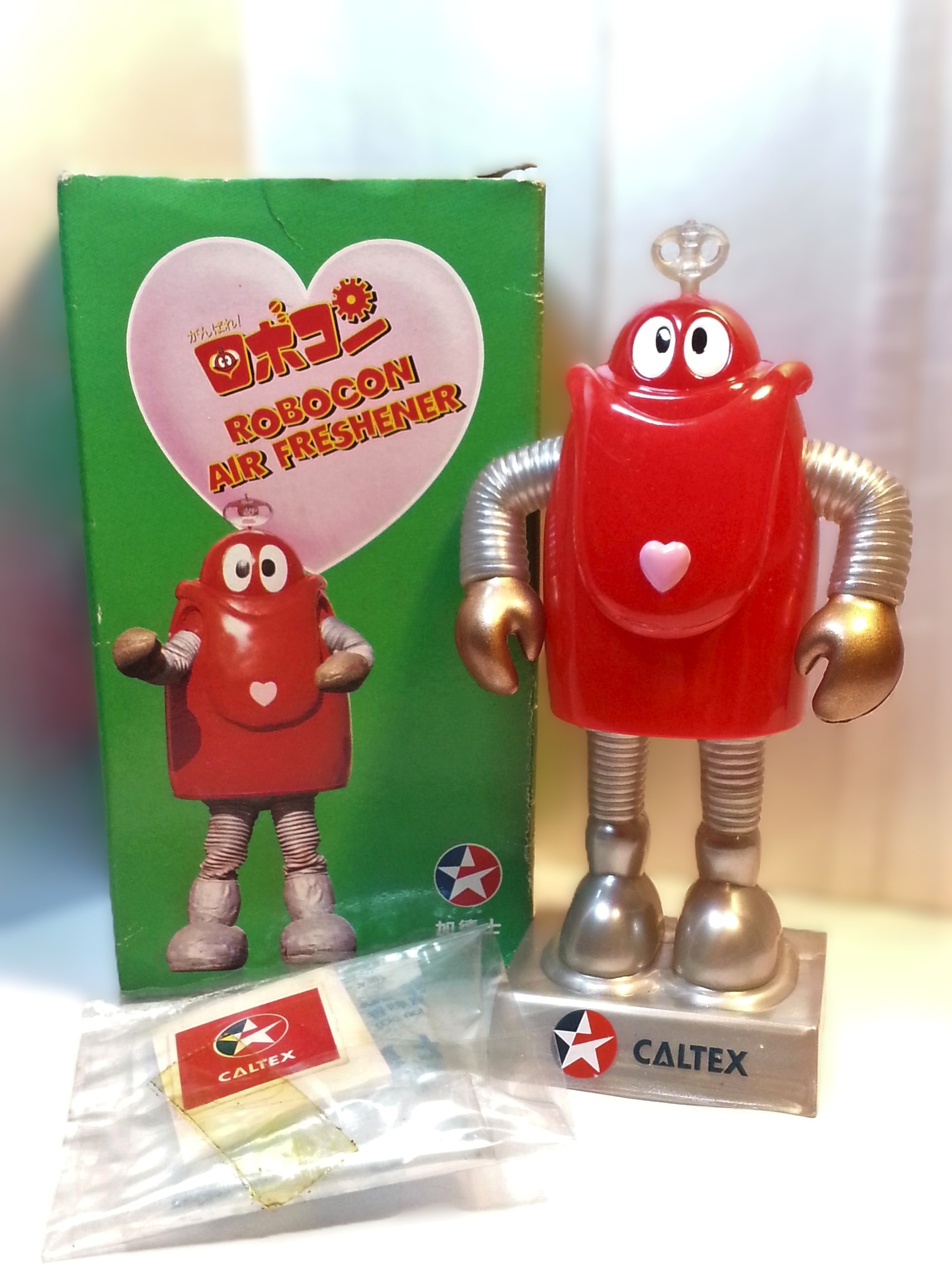 Caltex x Ganbare Robocon Plastic Statue - 90s Japanese Anime Action Figure