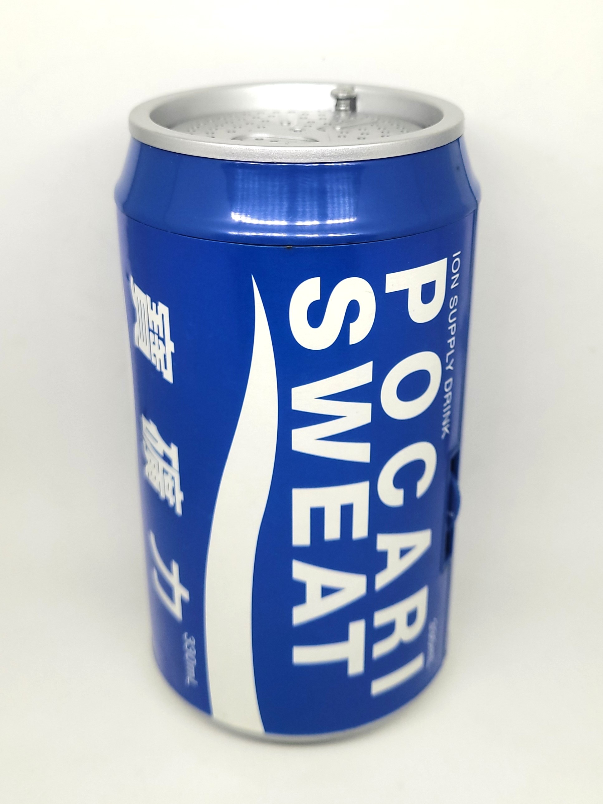 Pocari Sweat Can Shaped FM Auto Scan Radio - Tested & Working