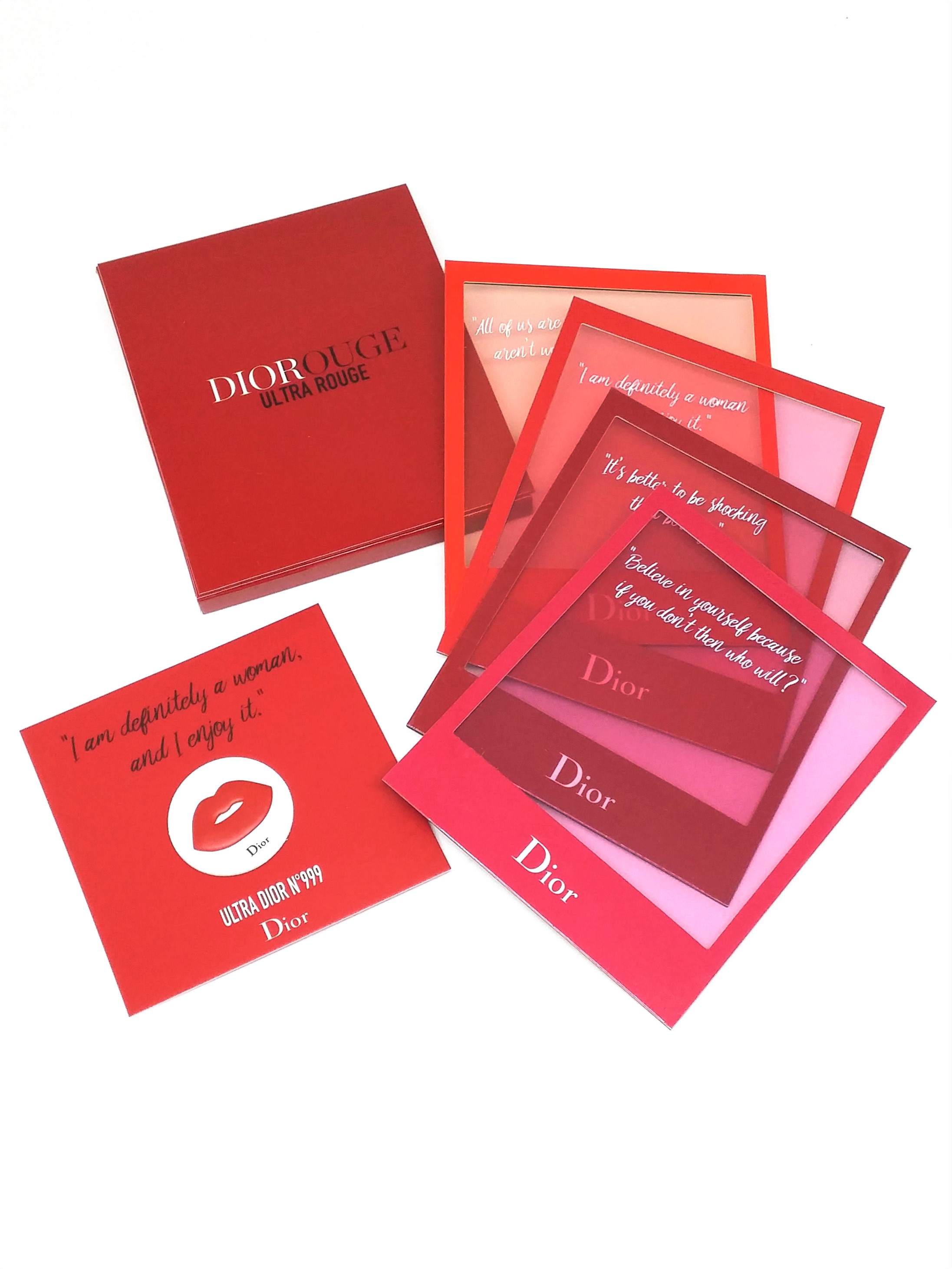 Christian Dior Magnetic Polaroid Frame Pack 4 & Ultra Dior Round Sticker Set