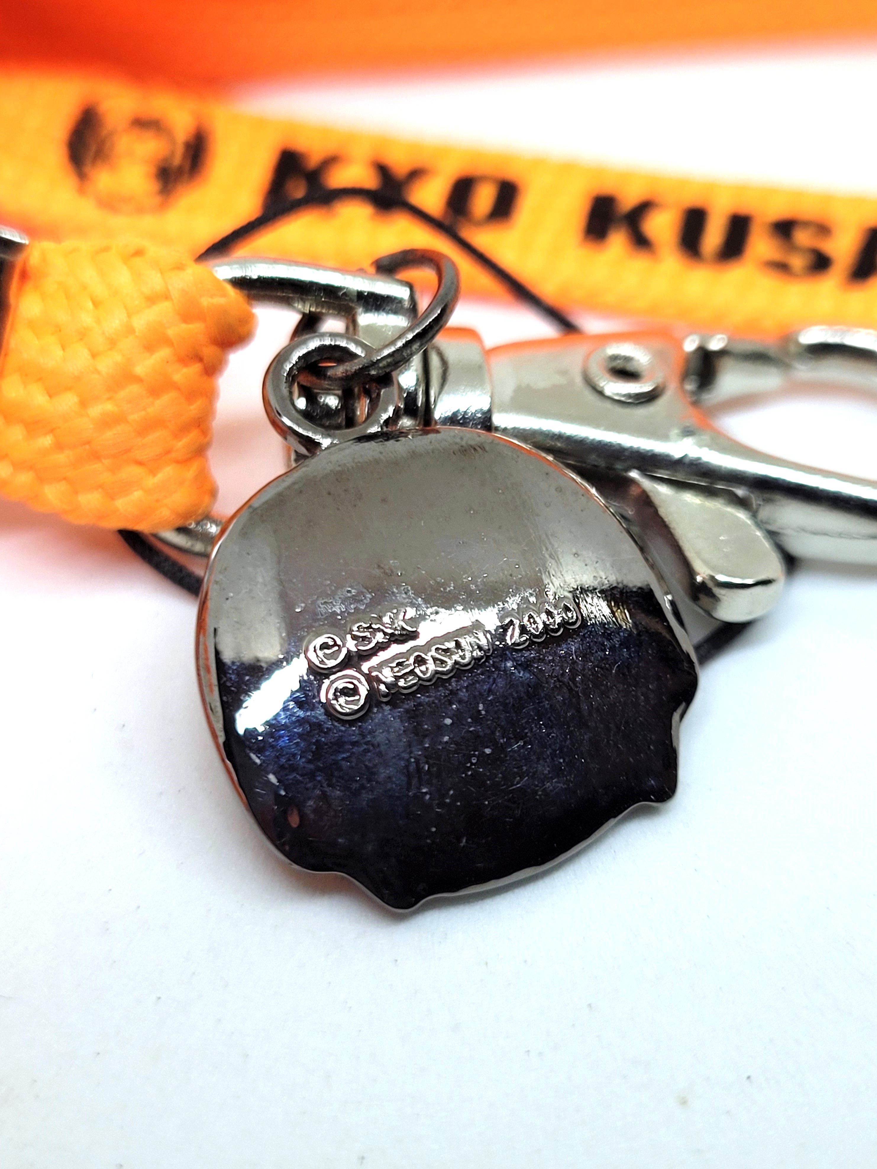 The King Of Fighters Zillion Lanyard w/ Kyo Head Charm - 2000 SNK KOFZ Hong Kong Comics