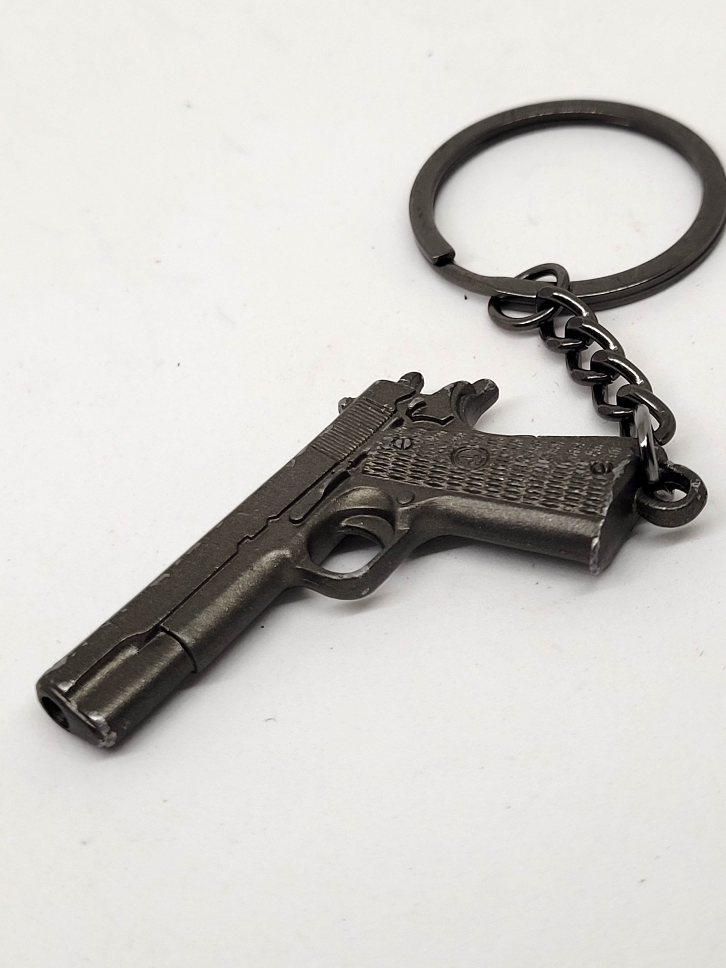 BIOHAZARD Zero 0 Beretta M92F Keychain - 2003 Capcom Resident Evil Hong Kong Comics