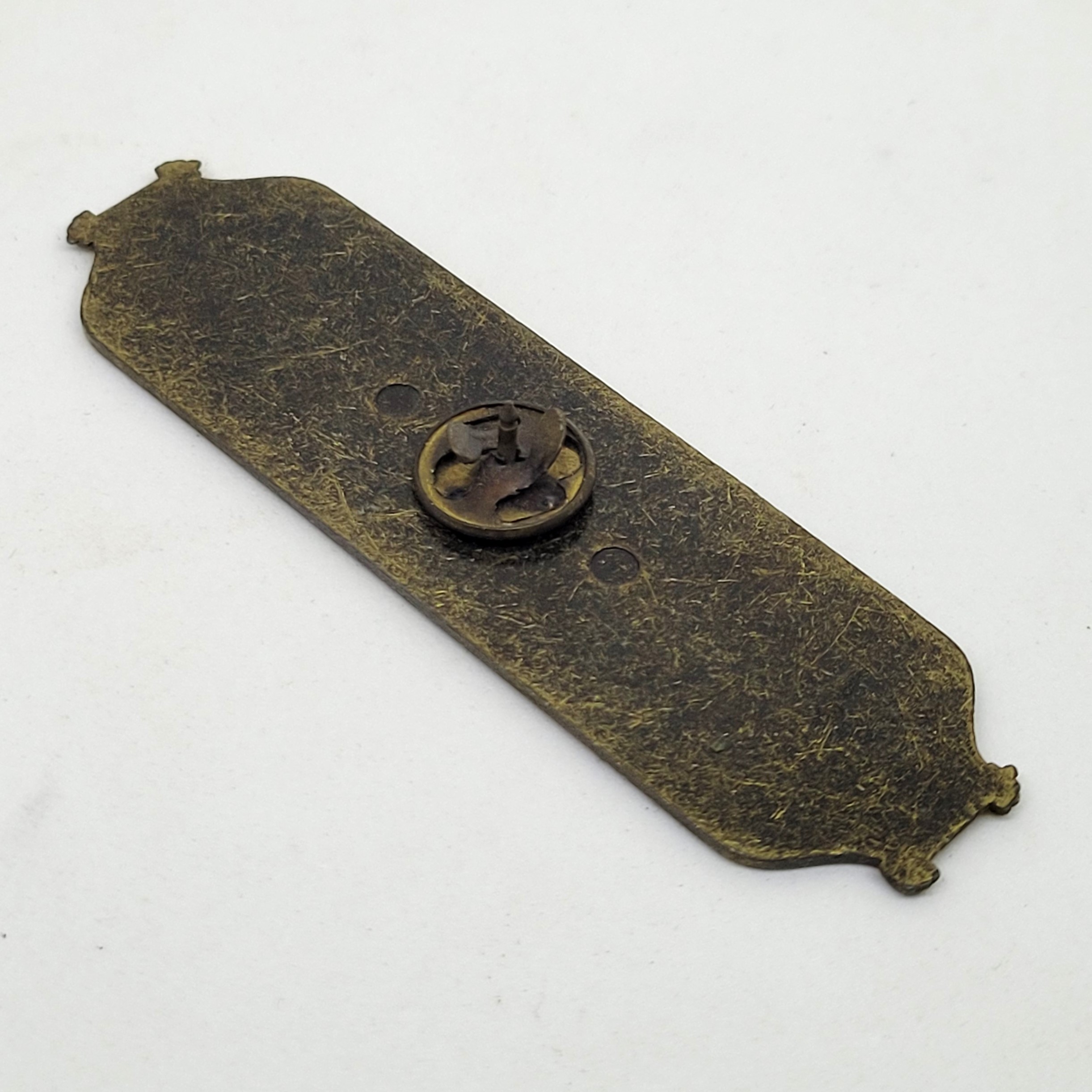 BIOHAZARD 2 Iron On Patch + Metal Pin Badge (Bronze / Silver / Dk Copper) - 1998 Capcom Resident Evil Hong Kong Comics