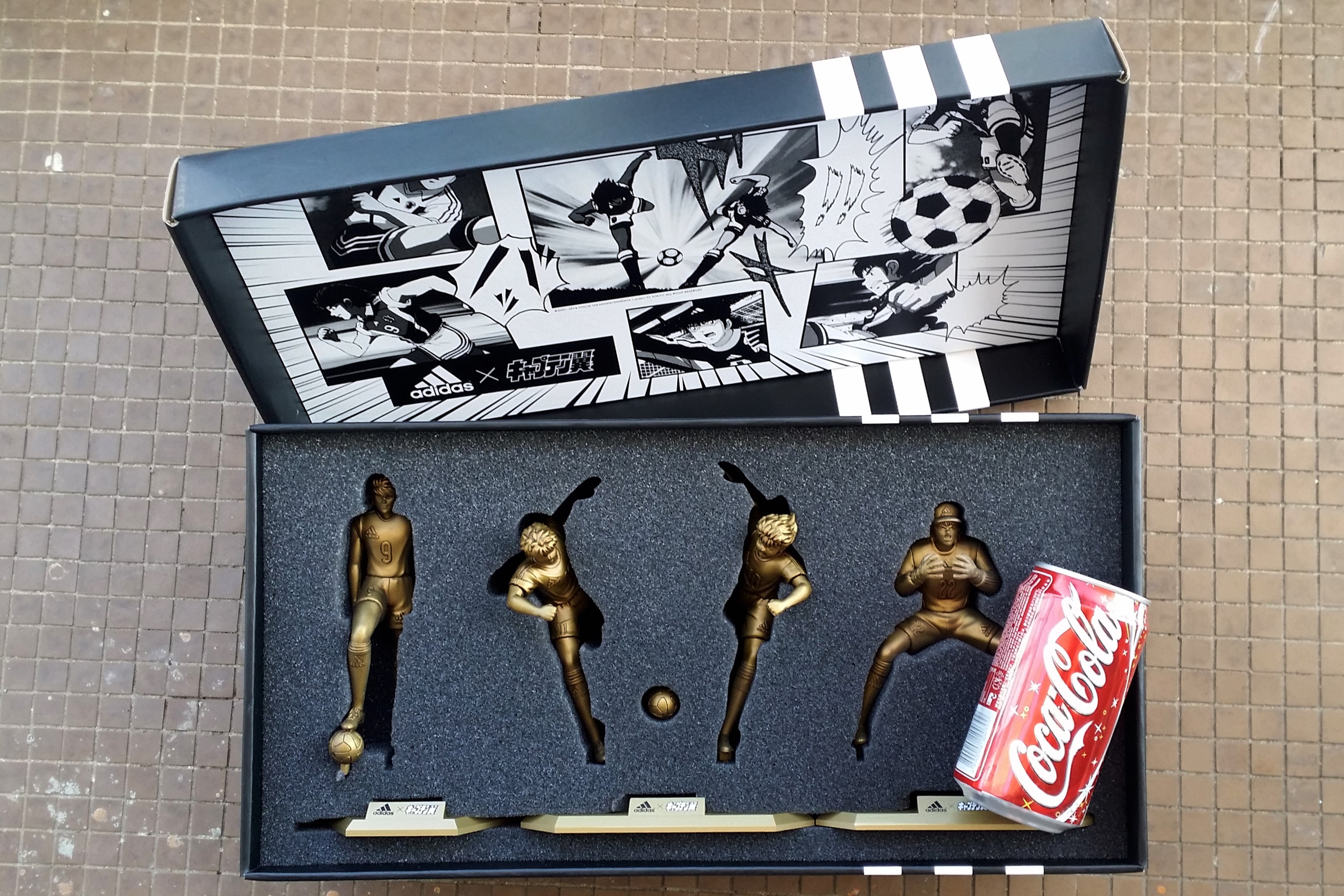 Adidas x Captain Tsubasa キャプテン翼 Limited Edition 6" Resin Figures Set - 2014 HK Exclusive NIB